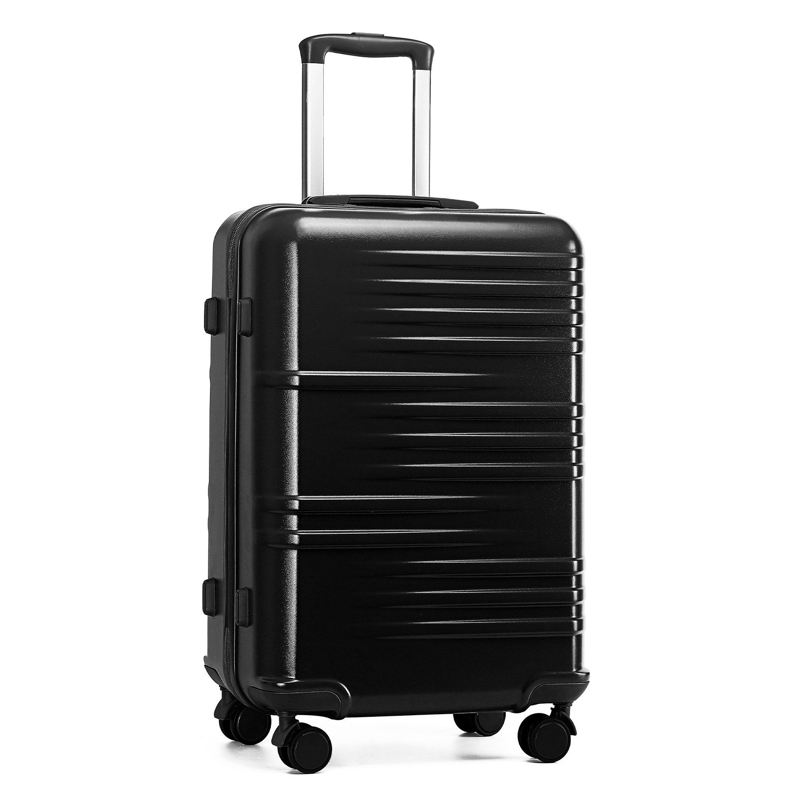 British Traveller Hartschalen-Trolley Reisekoffer Hartschalenkoffer mit 8 Spinnerrädern, TSA-Schloss, ABS+PC