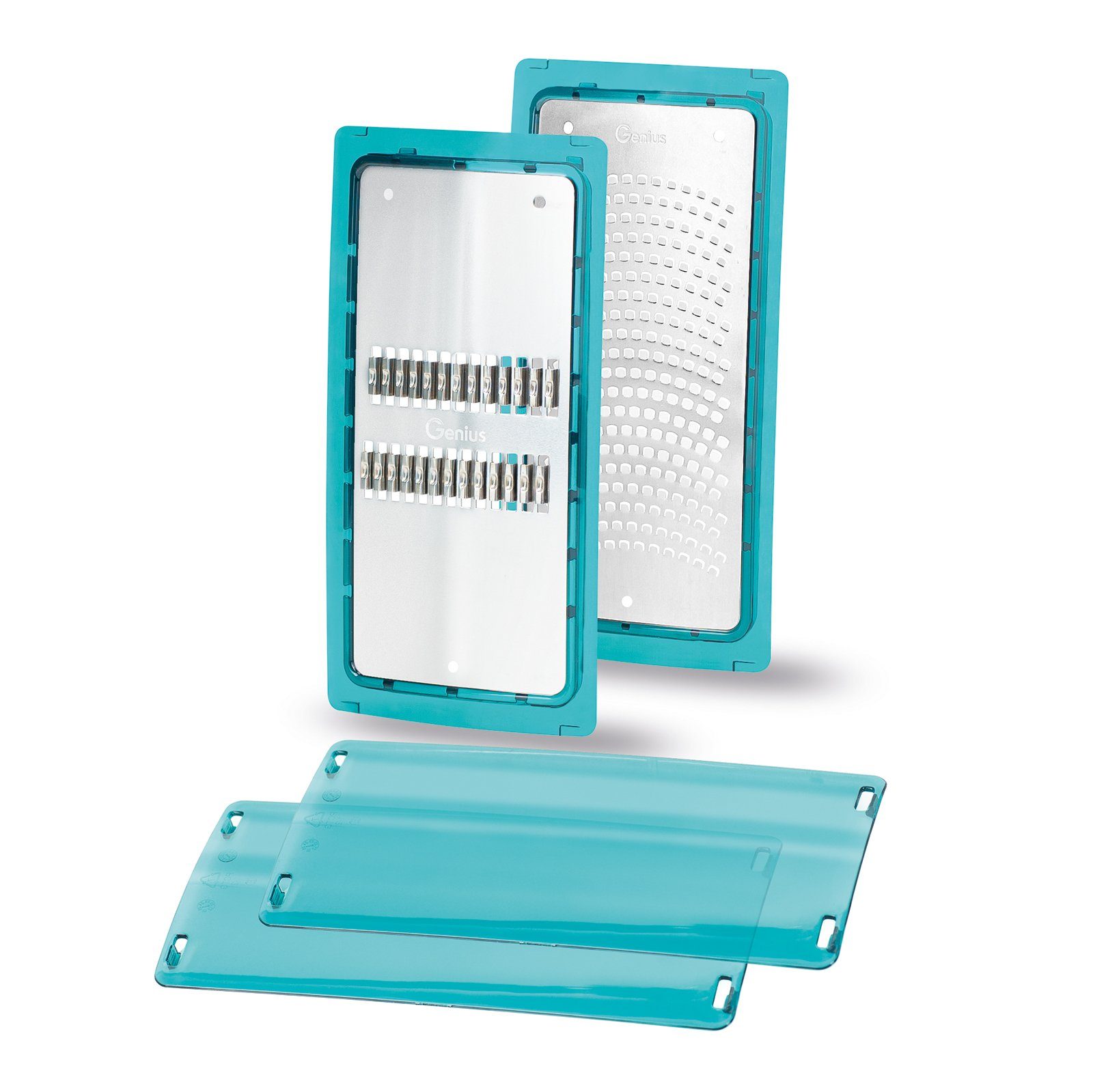 Gemüseschneider Nicer Dicer Chef Professional Reib-Einsätze, Zubehörset 2-tlg.