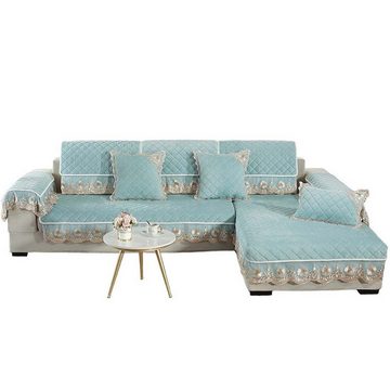 Sofahusse Sofabezug,Sofabezug 3-Sitzer,rutschfestes Sofa,L-Form,Sofaschutz, FIDDY, Lounge-Sessel, Ecksofa, 2-Sitzer, Schutzhülle, Wohnzimmer-Sessel