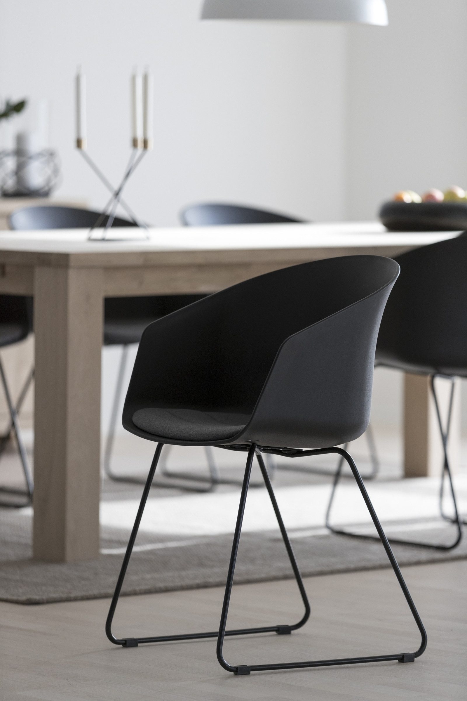 ACTONA GROUP Armlehnstuhl (2er-Set) in Grau, Polyester, Stahl - 51,5x81x54,5cm (BxHxT) (2er-Set)