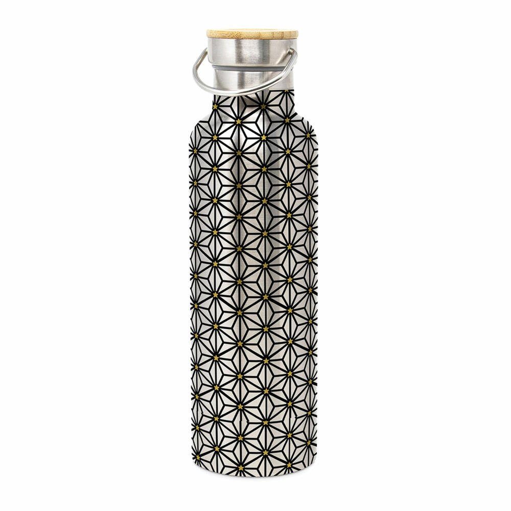 Ginza ml 750 black Stainless Steel Bottle Isolierflasche gold PPD