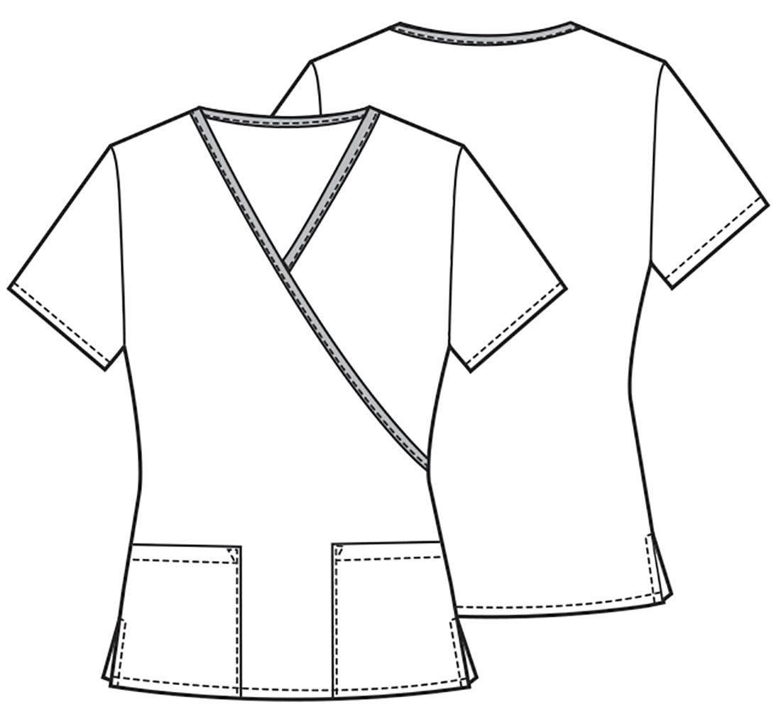 Cherokee Funktionsbluse Bunt bedruckter Damen Kasack "Wrap Clover" Kasack m günstig online kaufen