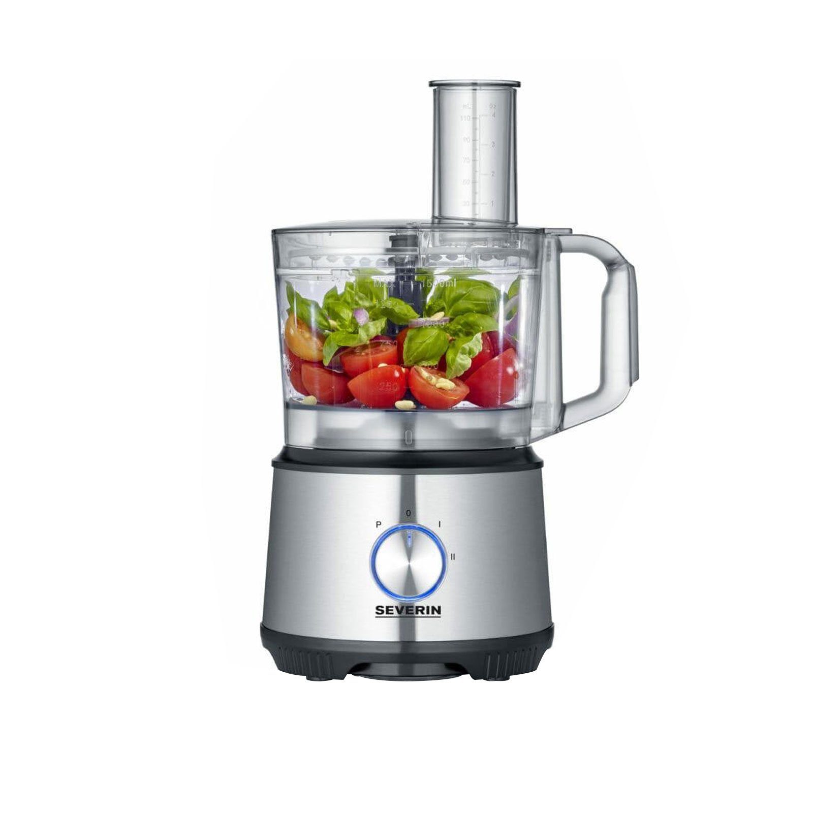 Severin Küchenmaschine KM 3892, 1200 W, 1.5 l Schüssel, Edelstahl-Messereinheit