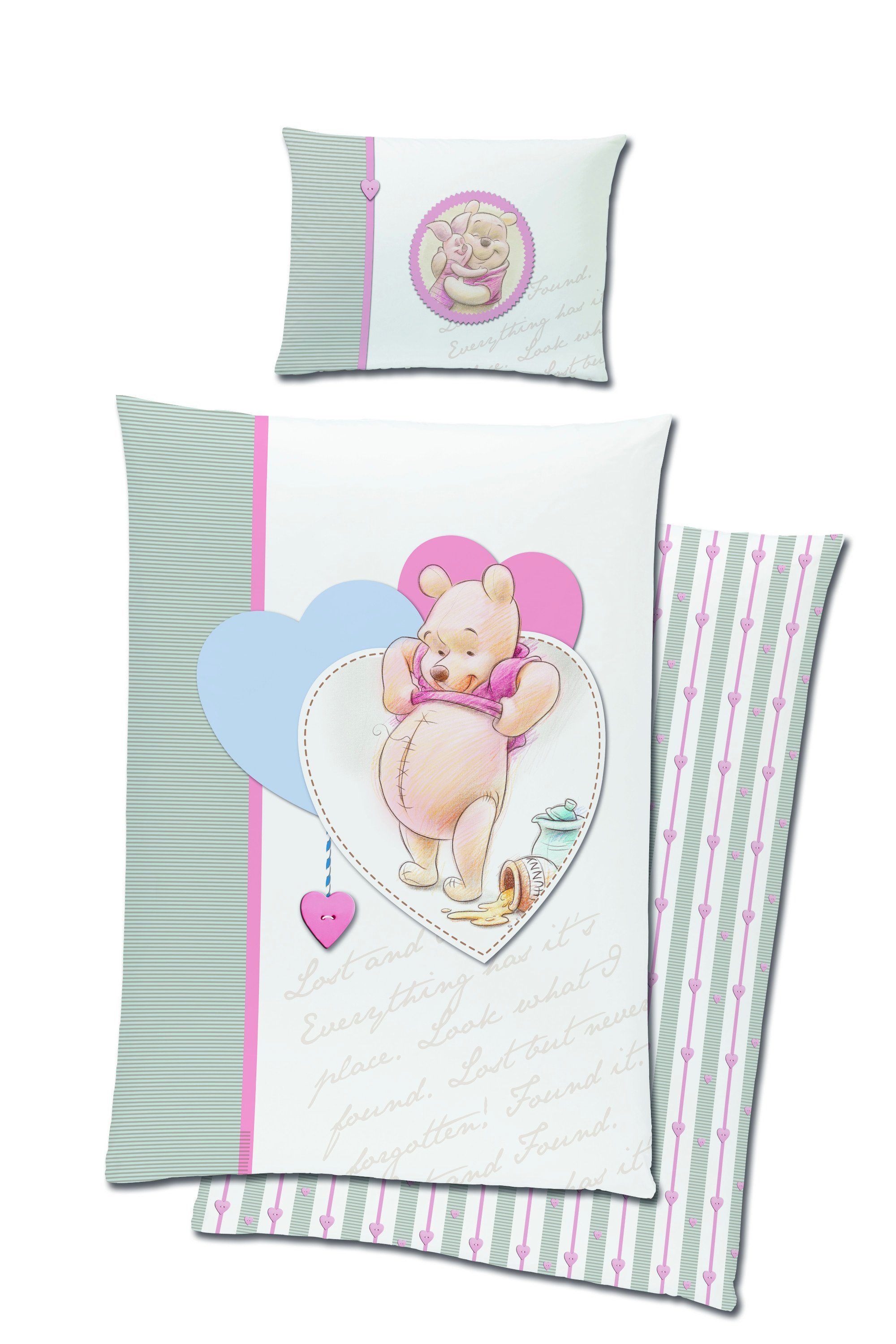 Disney Babybettwäsche Winnie The Pooh Babybettwäsche 100x135 cm