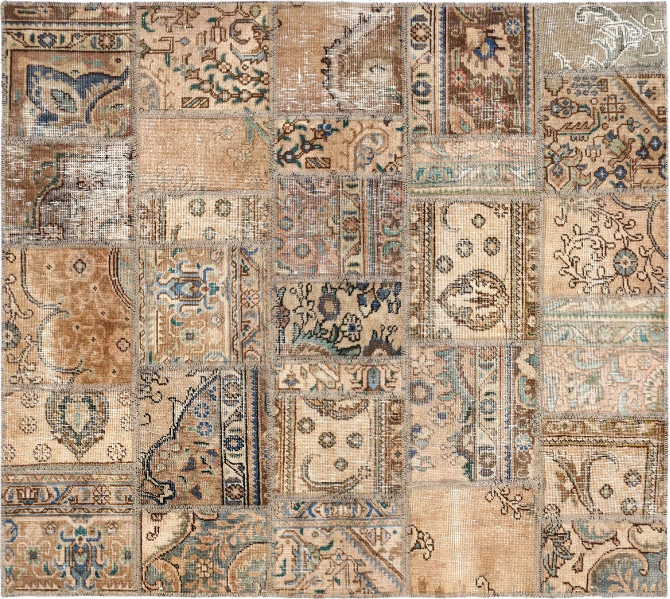 Carpet Avenue Teppich Patchwork 148x167, Rechteck, Höhe: 9 mm