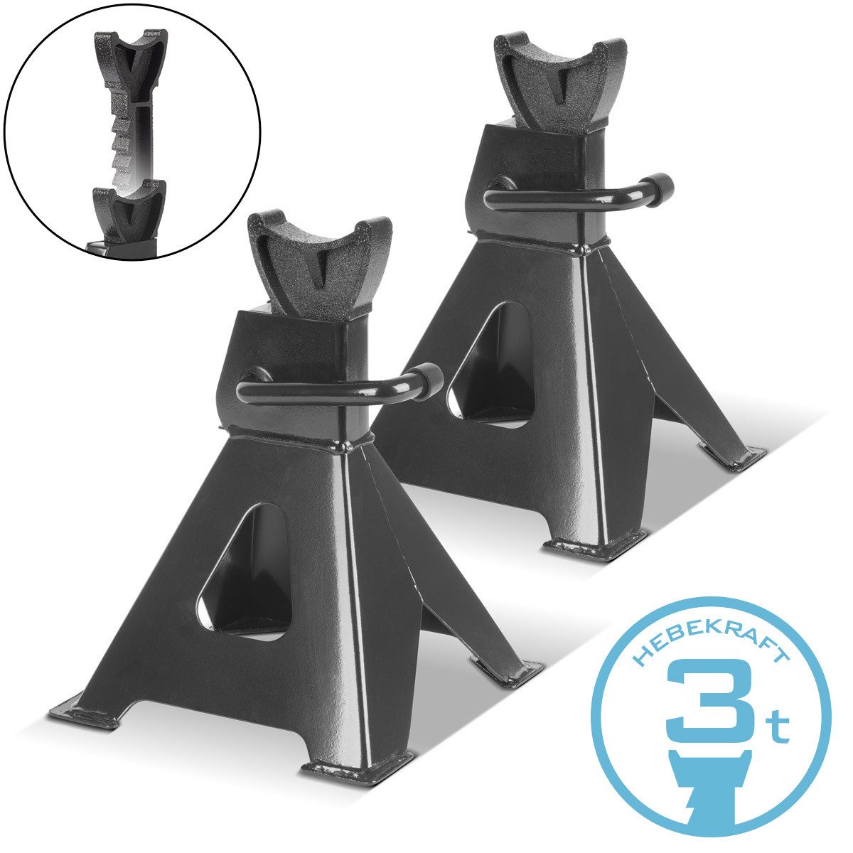 STAHLWERK Unterstellbock Unterstellbock JS-3 ST 2er Set, (2-St)