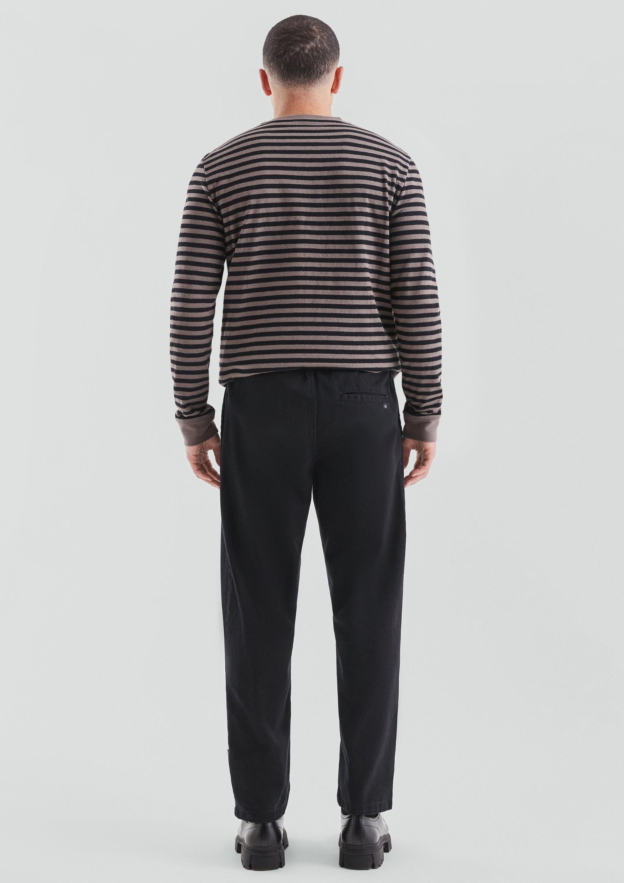 QS Chinos Hose Jogger aus Baumwolltwill