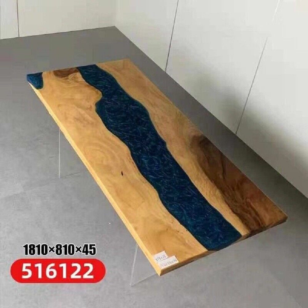 Europe Esstisch Holz in Massiv Table Epoxidharz Esstisch Flusstisch Tische, Made Echtes River JVmoebel