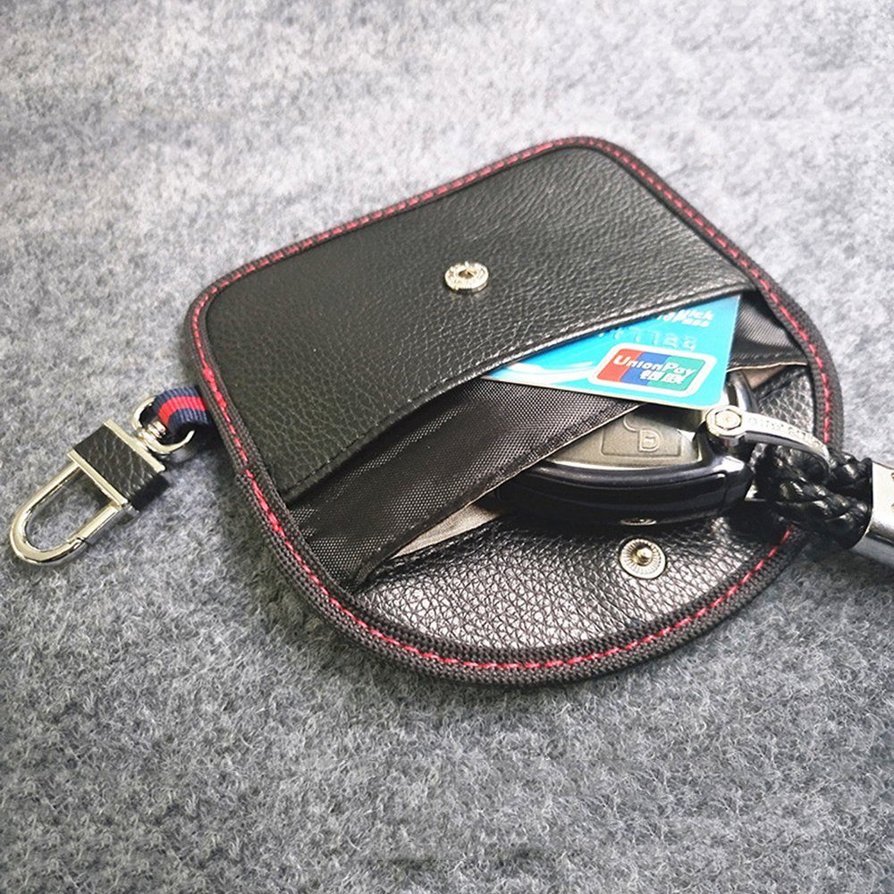 GelldG Schlüsseltasche Keyless Keyless schwarz Tasche 2 Schutz, Autoschlüssel Schutz Go Go STK