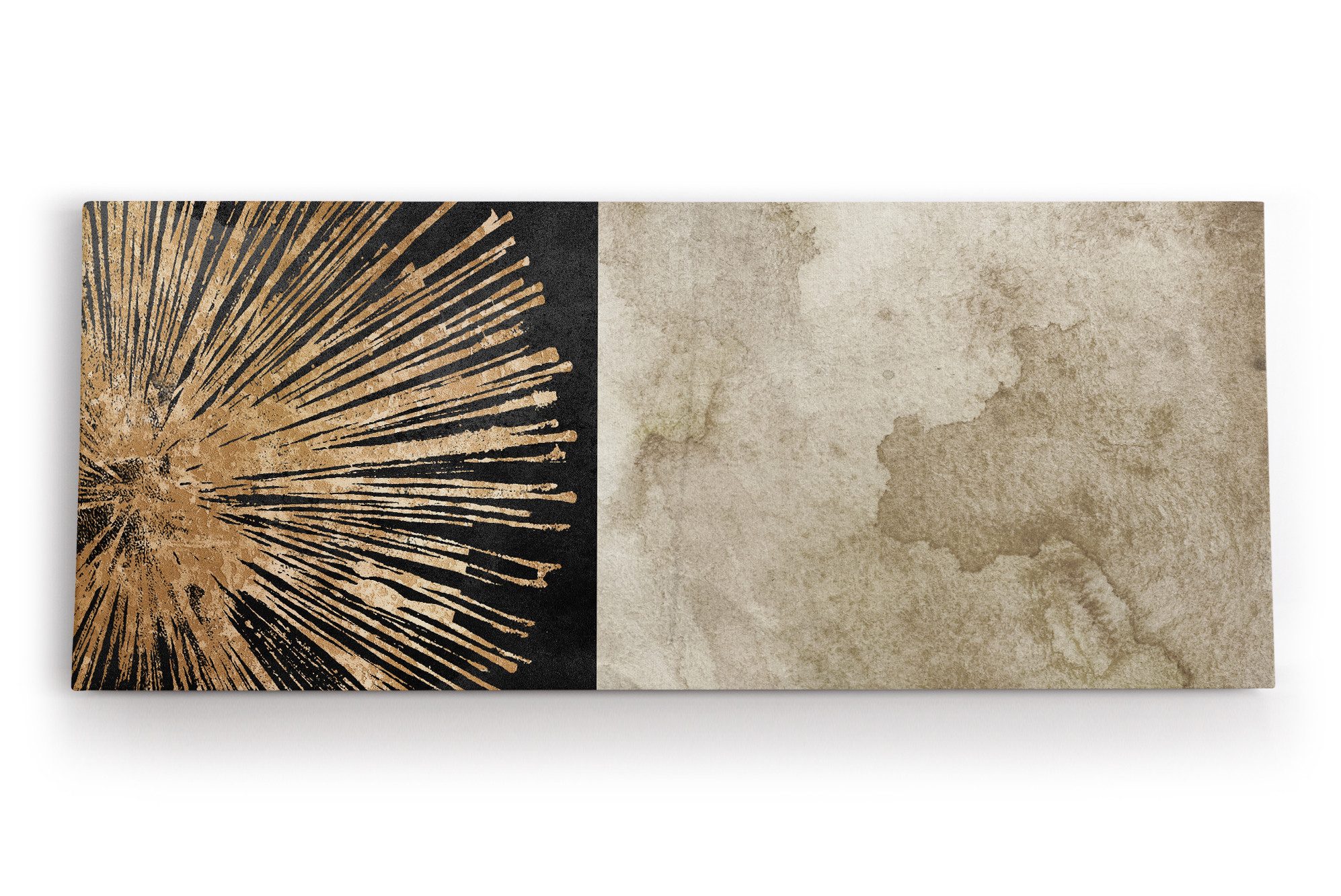 Leinwandbild Abstrakte Kunst Braun Struktur Modern Dekorativ