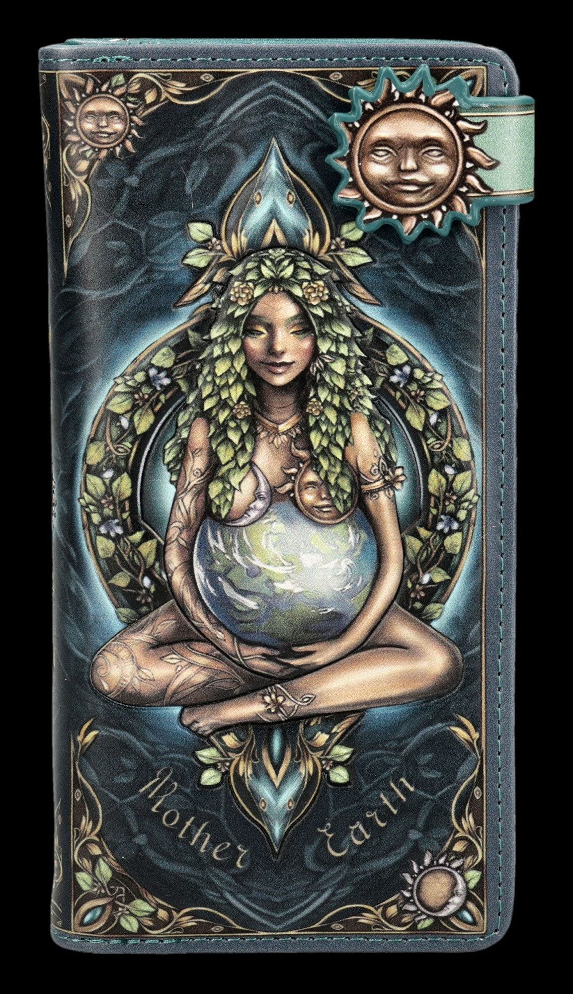 Figuren Shop GmbH Geldbörse Spirituelle Geldbörse – Gaia Mother Earth Portemonnaie Geldbeutel