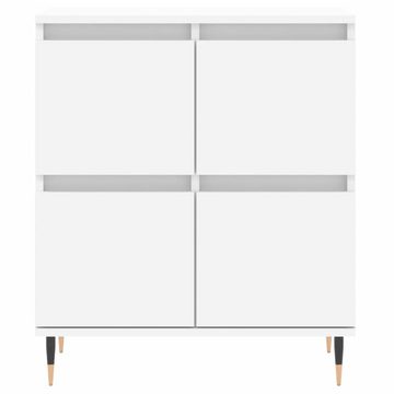 furnicato Sideboard Sideboards 2 Stk. Weiß Holzwerkstoff
