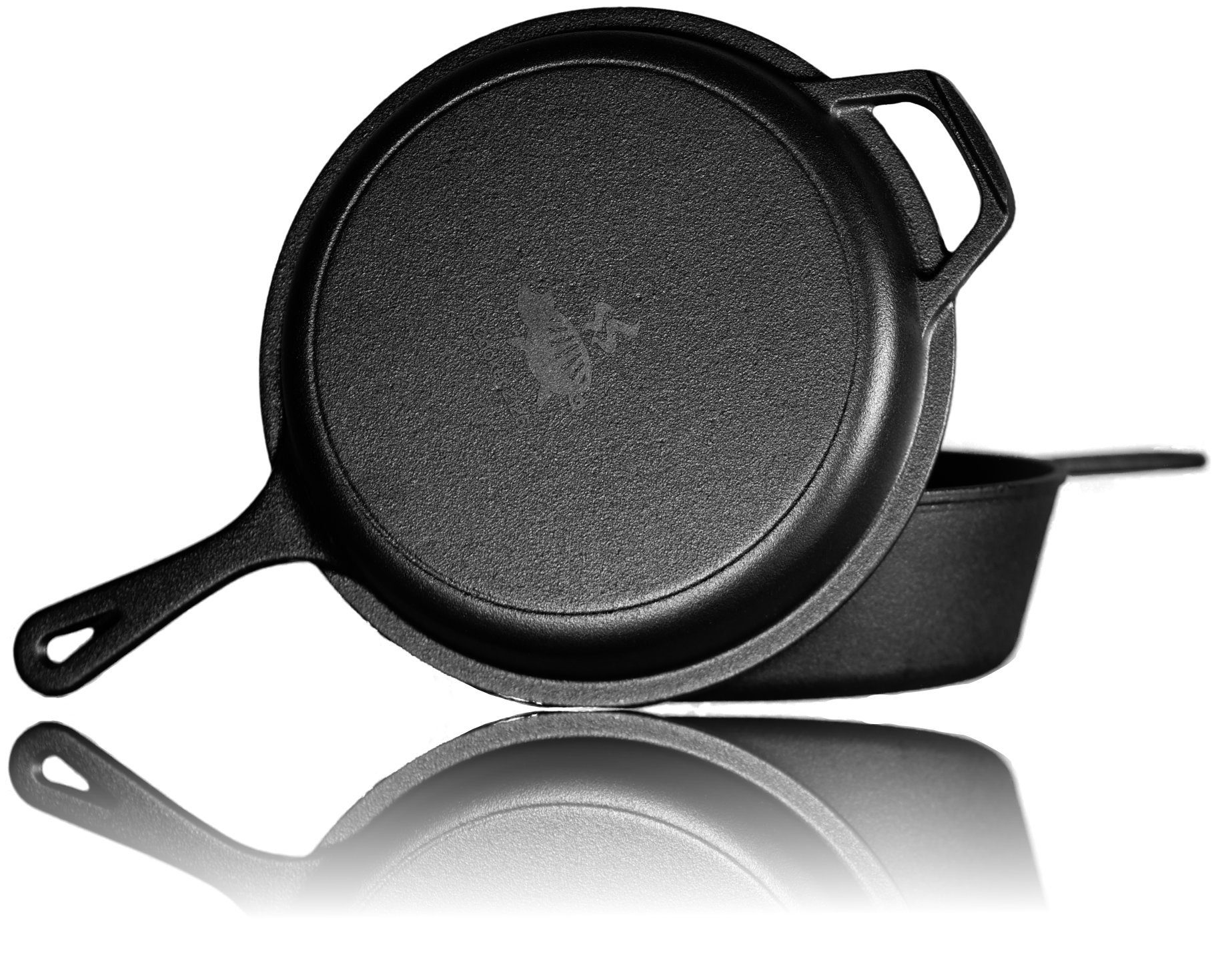 Grillschweine Grilltopf Grillschweine Cooker 2126, Gusseisen (2-tlg)