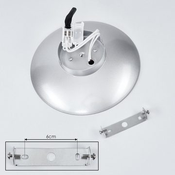 hofstein Wandleuchte »Criscia« LED Wandlampe moderne aus Metall in Silber, 3000 Kelvin, er Wandspot m. Lichteffekt, 6 Watt, 470 Lumen