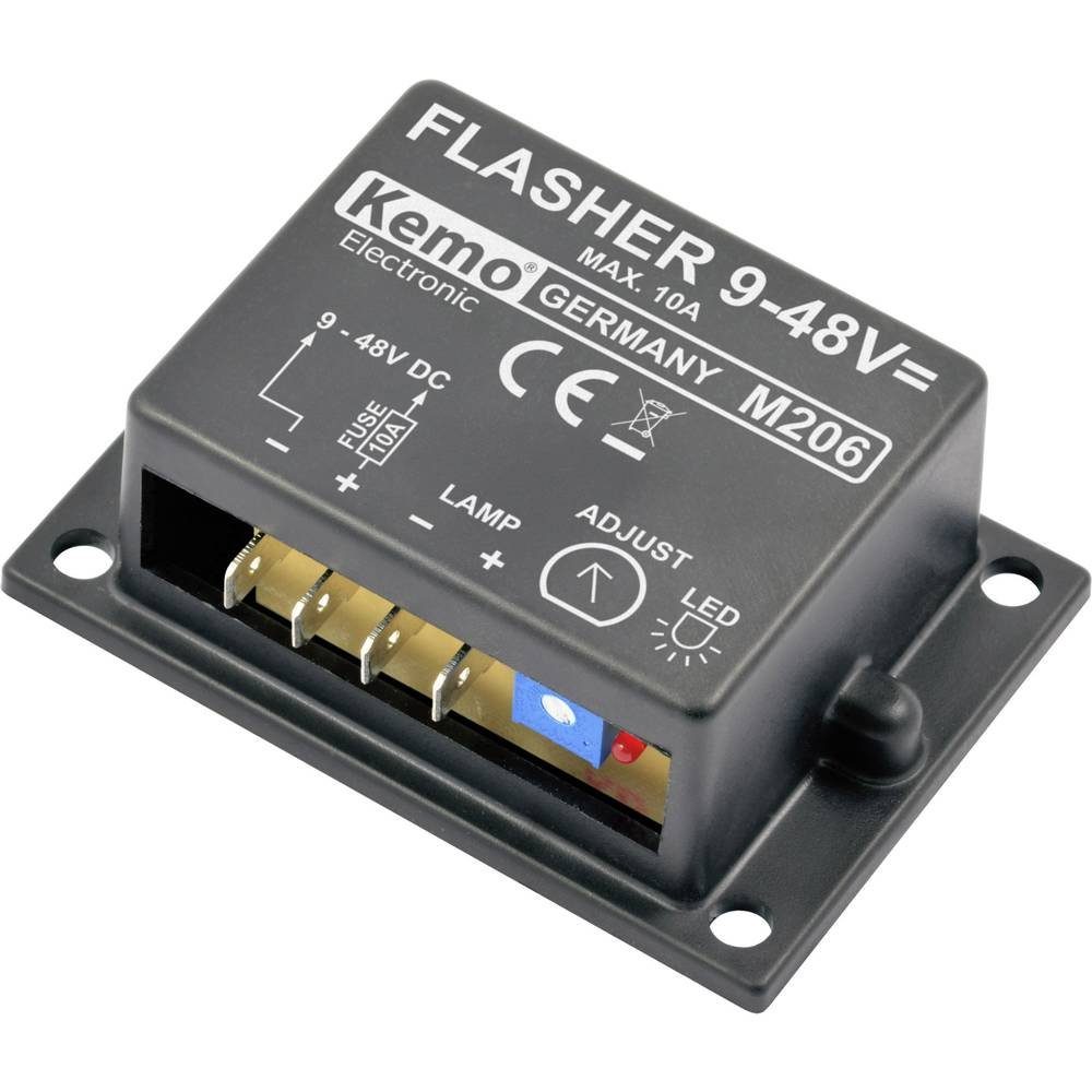 Modellbausatz Blinker für LED- oder Glühlampen 9 - 48 V/DC max.