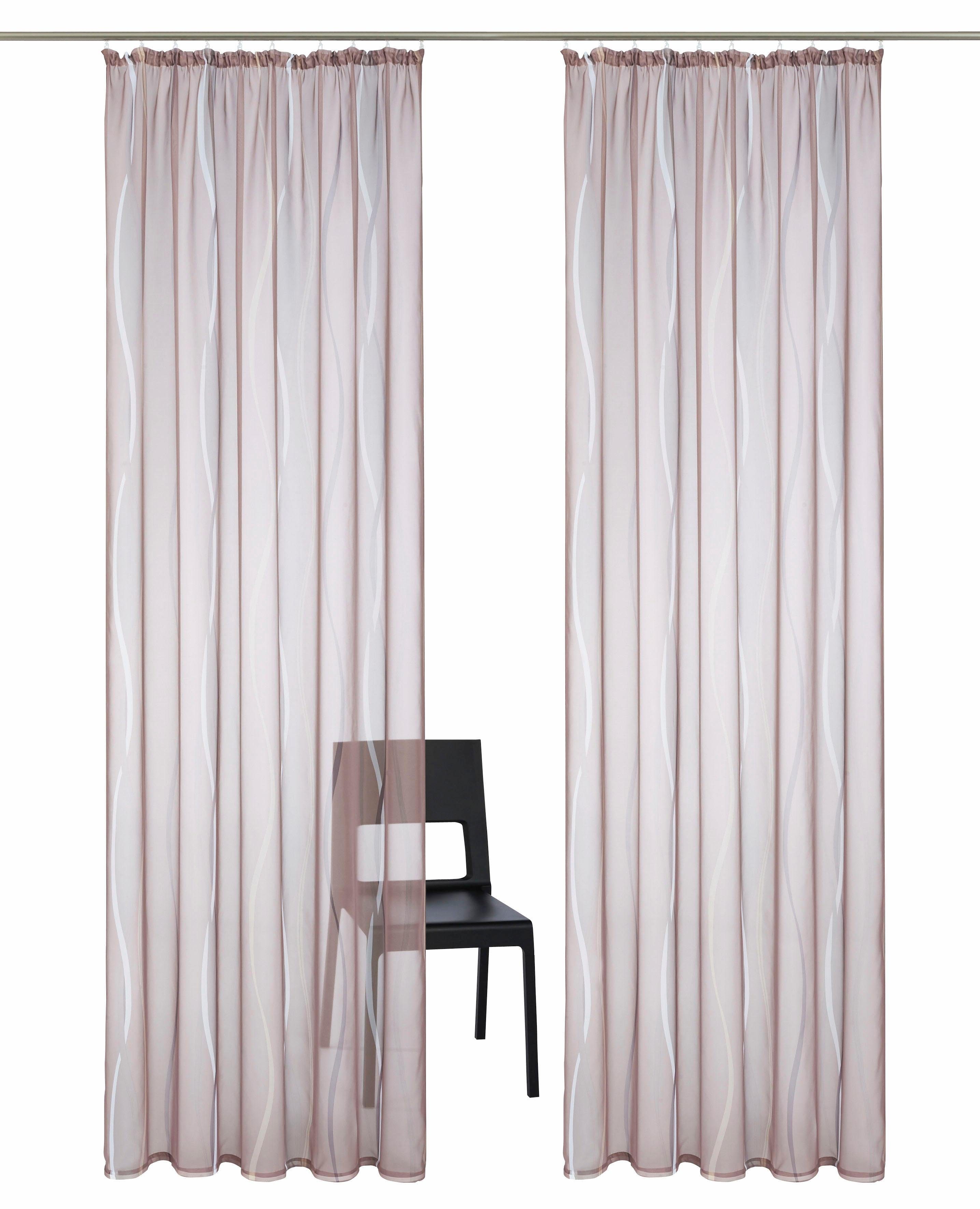 my home Gardine Dimona, Kräuselband (2 günstig online kaufen