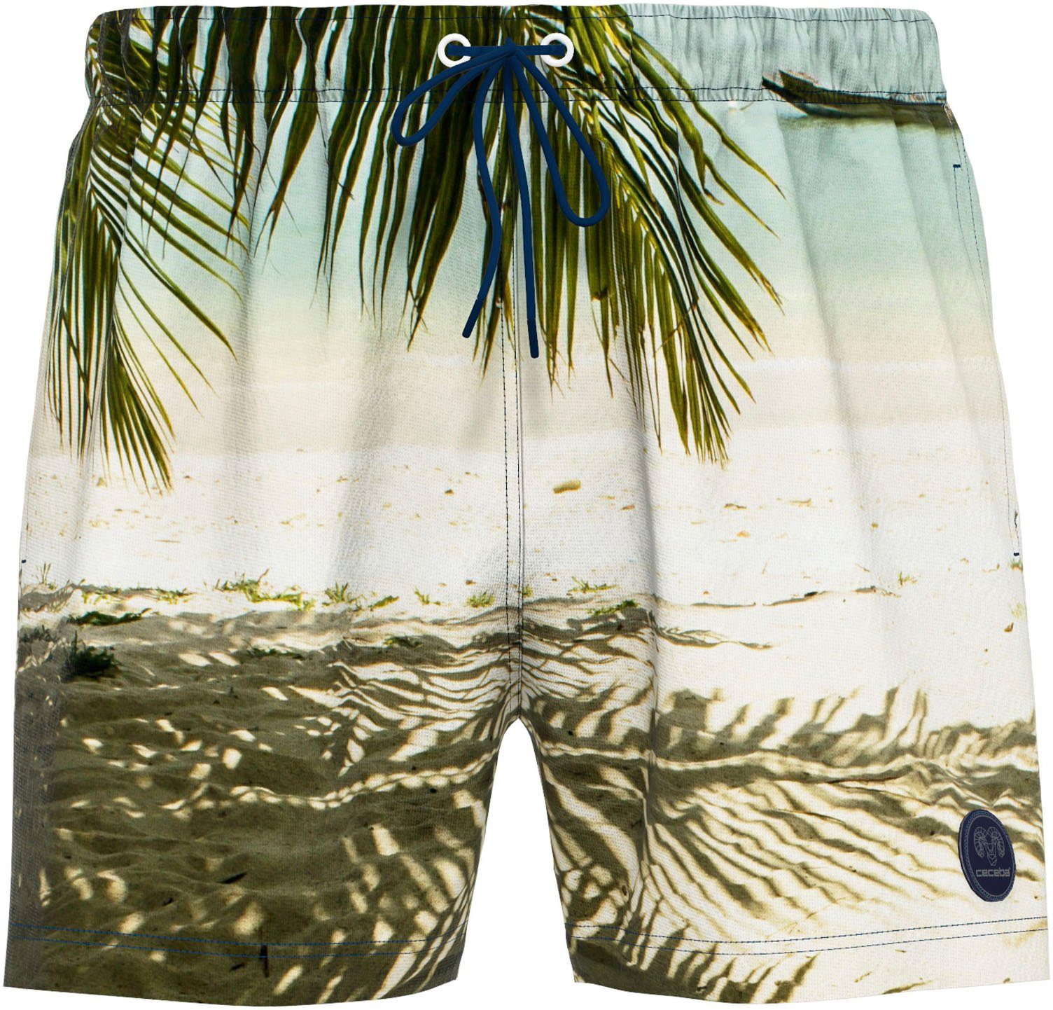 CECEBA Badeshorts mit tollem Print für warme Sommertage günstig online kaufen