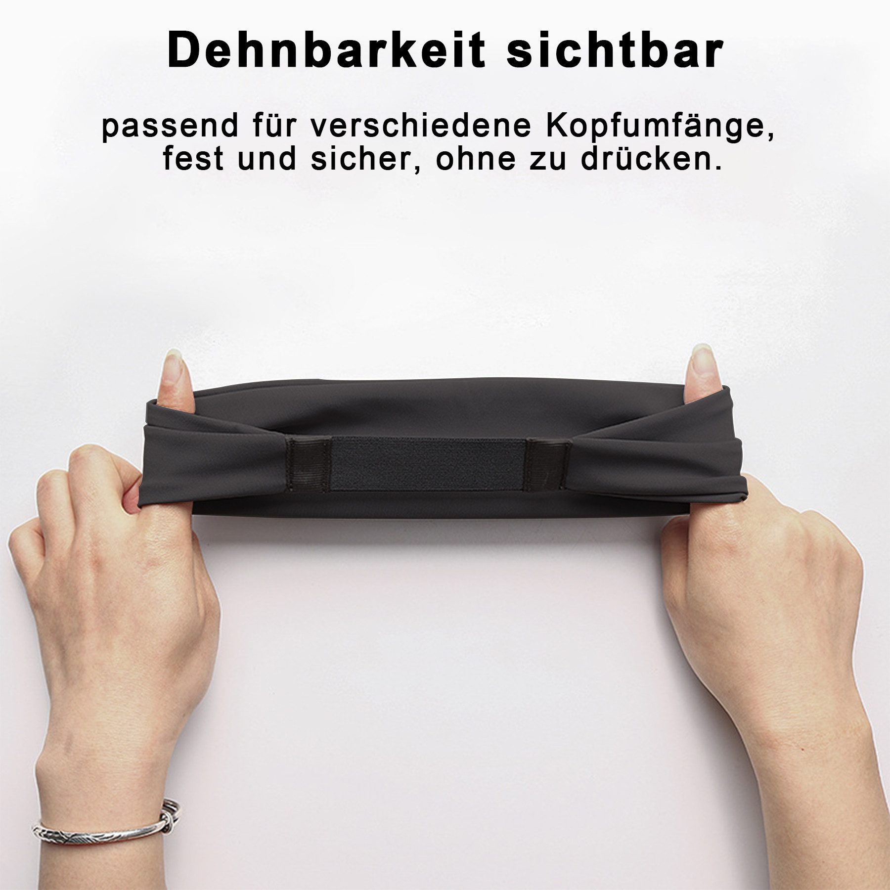 Mutig Stirnband Sport Stirnbänder für Damen& Herren,Antibakterielles Schweißband Stirn (Elastische Haarband Breit) Elastisch rutschfest Haarband für Joggen,Laufen,Fitness,Yoga,Radfahren