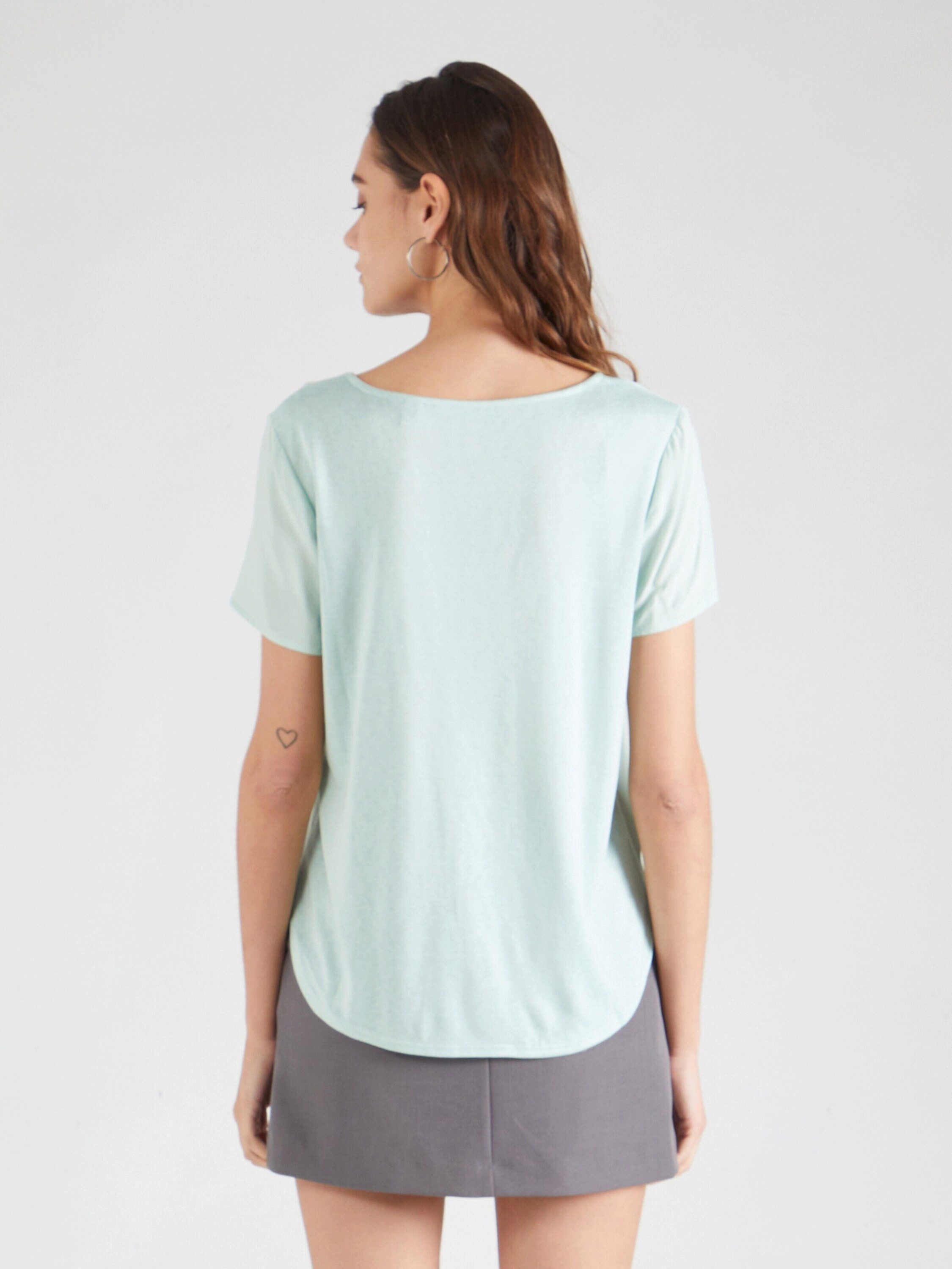 Vero Moda Kurzarmbluse BRIT (1-tlg) Falten