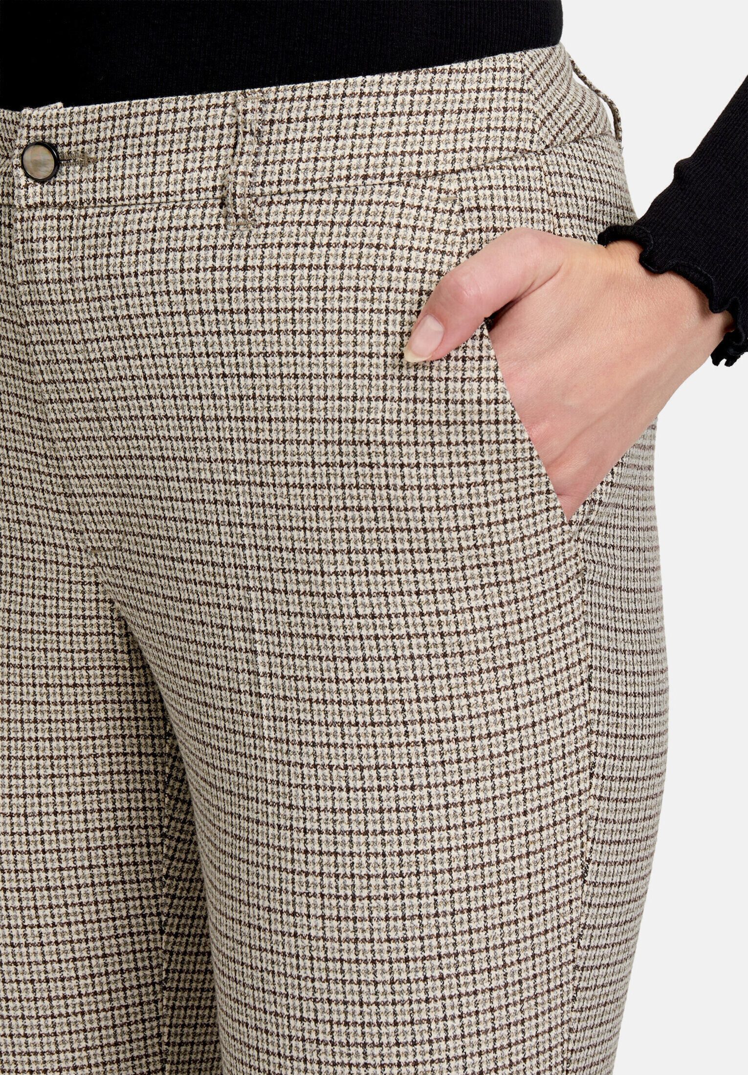 Cartoon Stoffhose Damen mit Bügelfalte