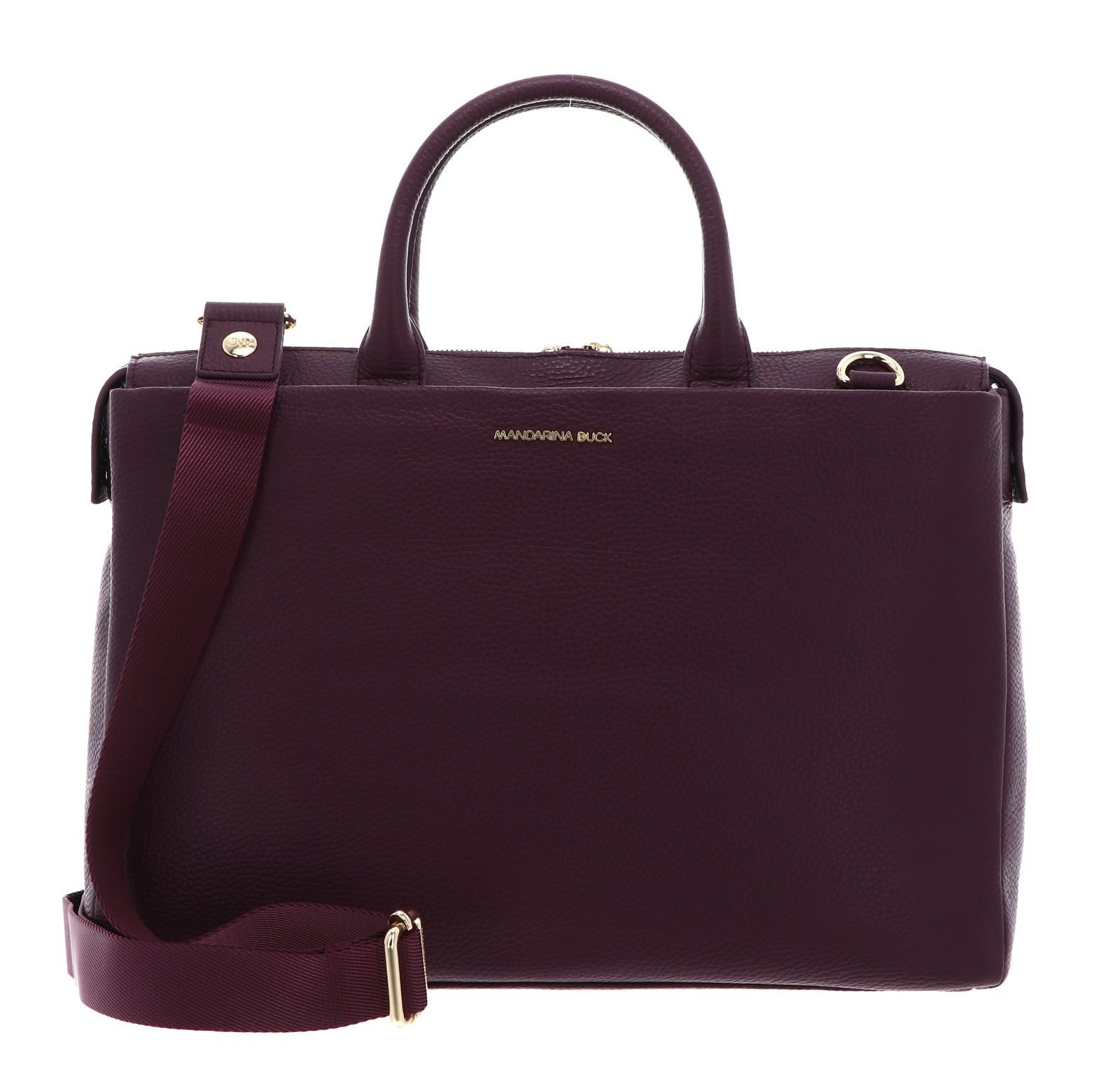 Mandarina Duck Handtasche Urban Handbag, aus echtem Kalbsleder