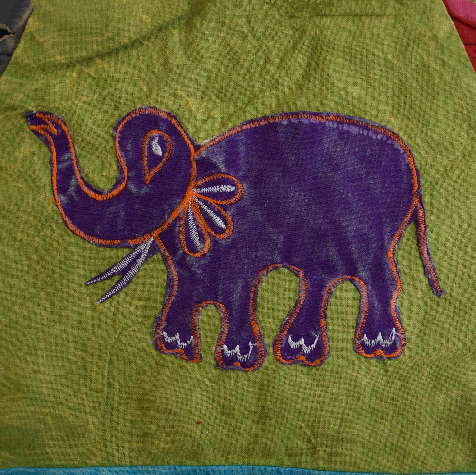 SIMANDRA Schultertasche Patchwork Tasche mit Tiermotiv, zum Umhängen