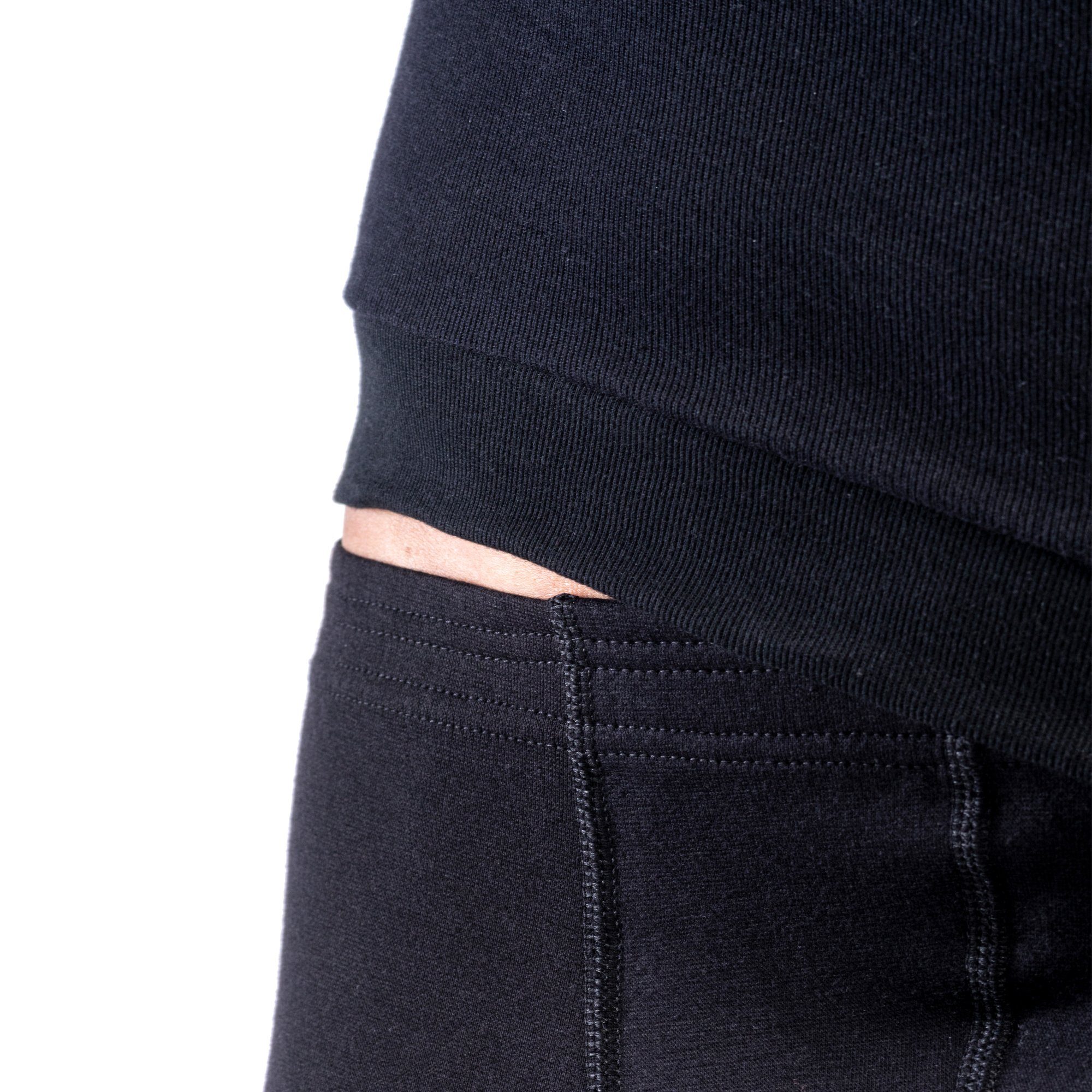 HERMKO Unterziehshirt 488710 Extralanges Herren kurzarm Shirt +6 cm V-Neck günstig online kaufen