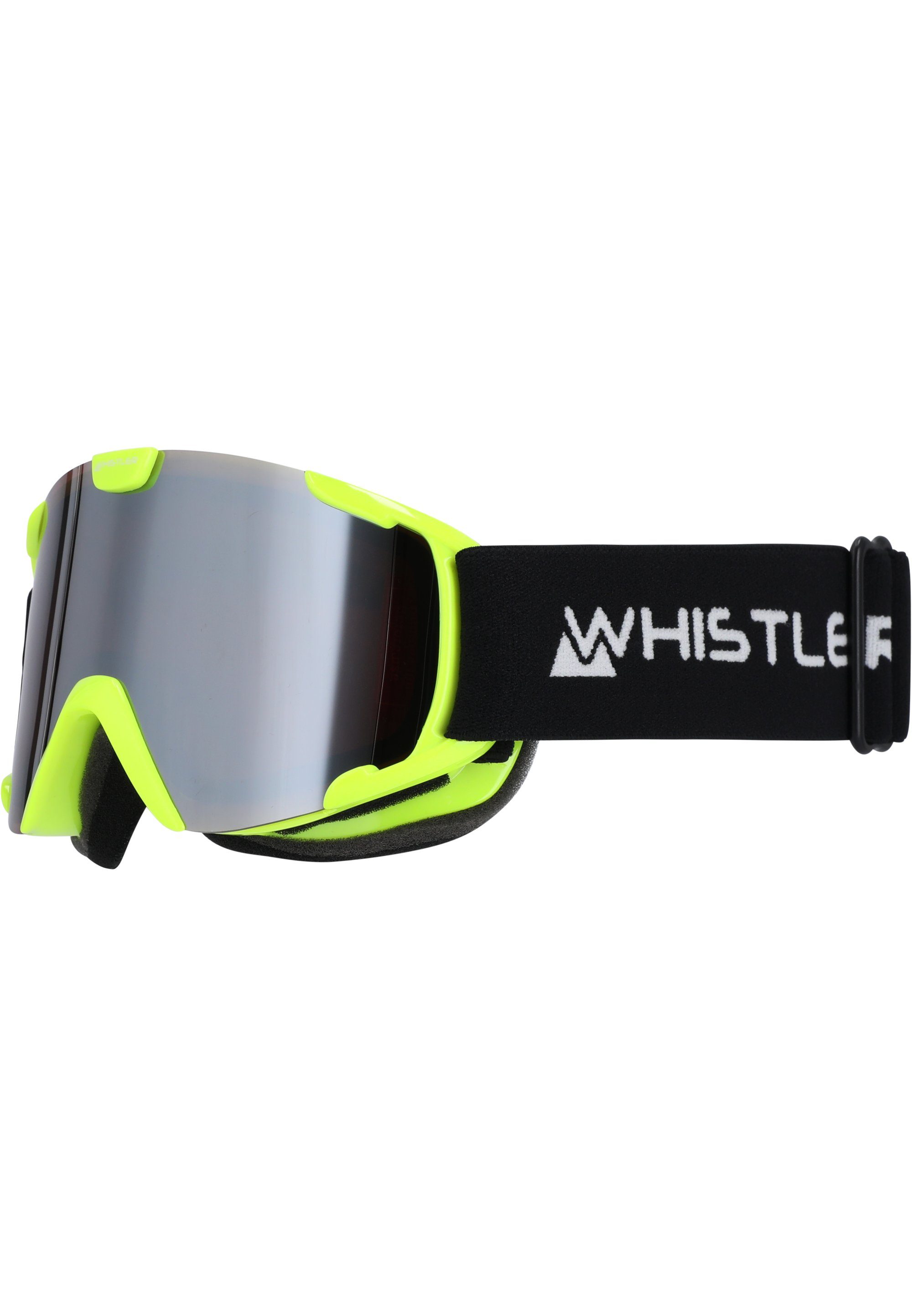 Skibrille WS800 mit neongelb Jr., Anti-Beschlag-Funktion WHISTLER