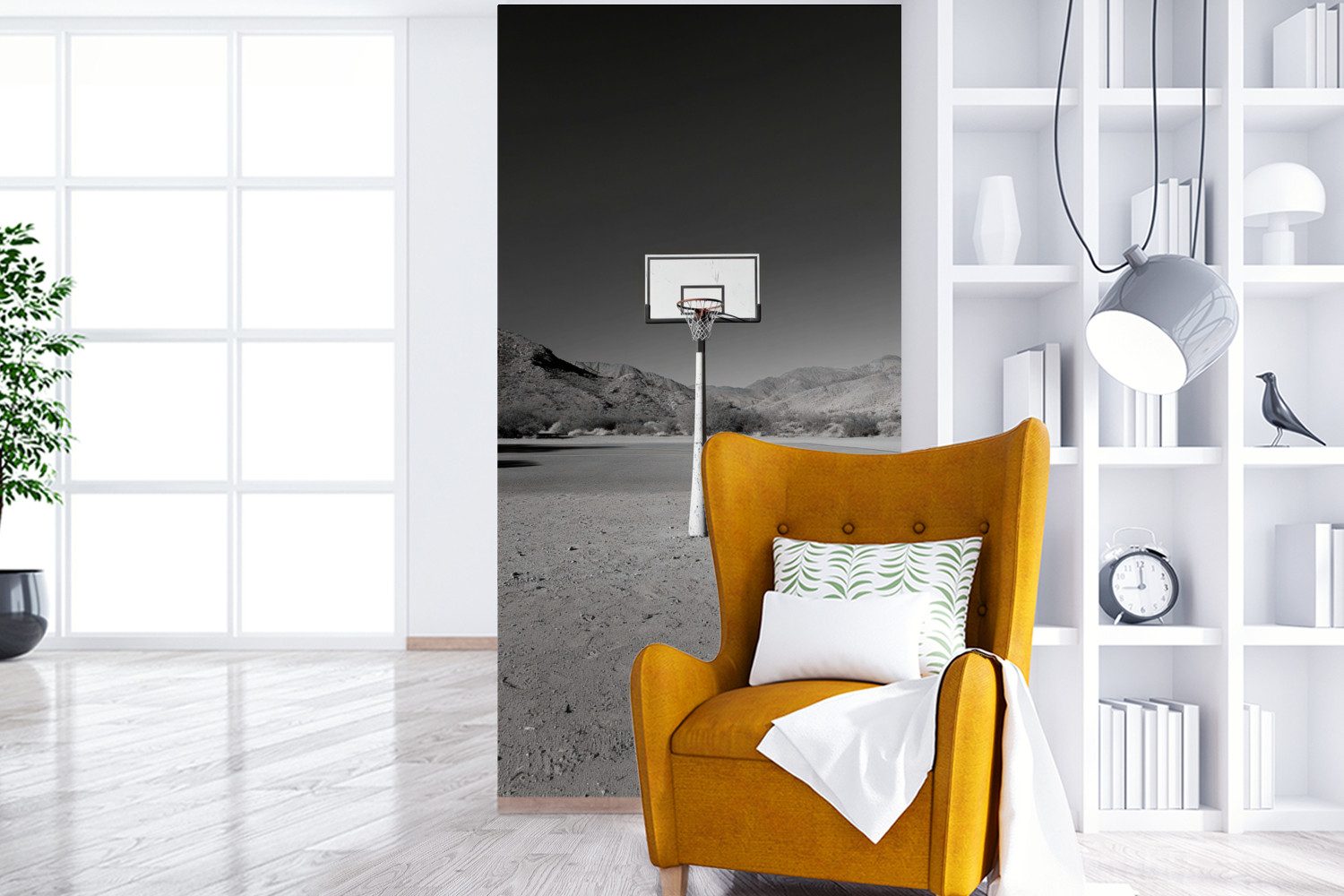 MuchoWow Fototapete Basketballstange - Landschaft - günstig online kaufen