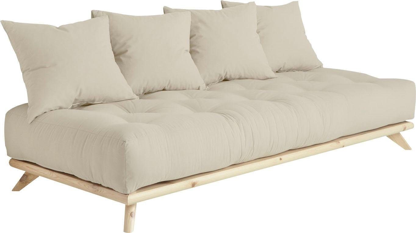 Daybett Senza Karup Daybed, mit Holzstruktur Design