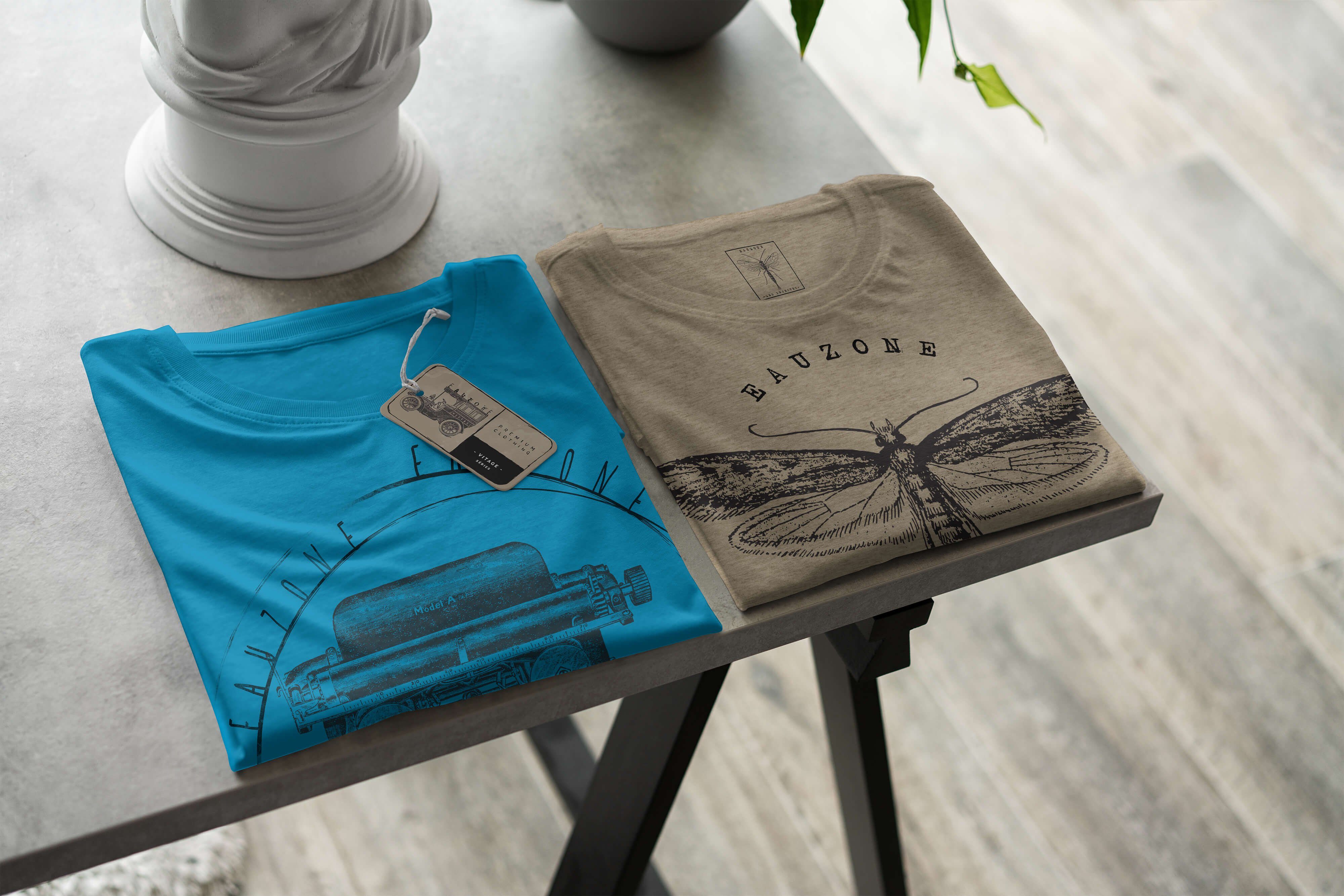 Sinus Herren T-Shirt Schreibmaschine Art Atoll Vintage T-Shirt