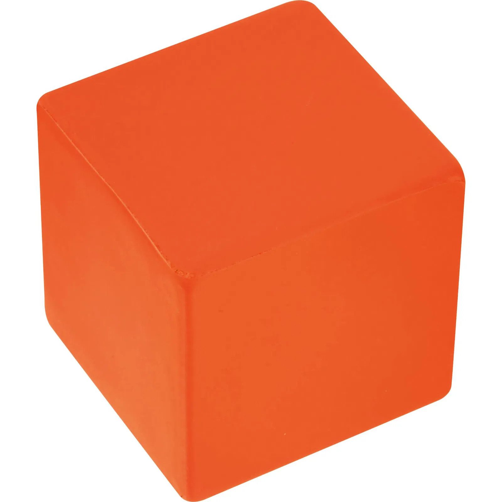 Easy Gifts Softball 5x Anti-Stressball in Würfelform / Wutball / Knautschball / Farbe: ora