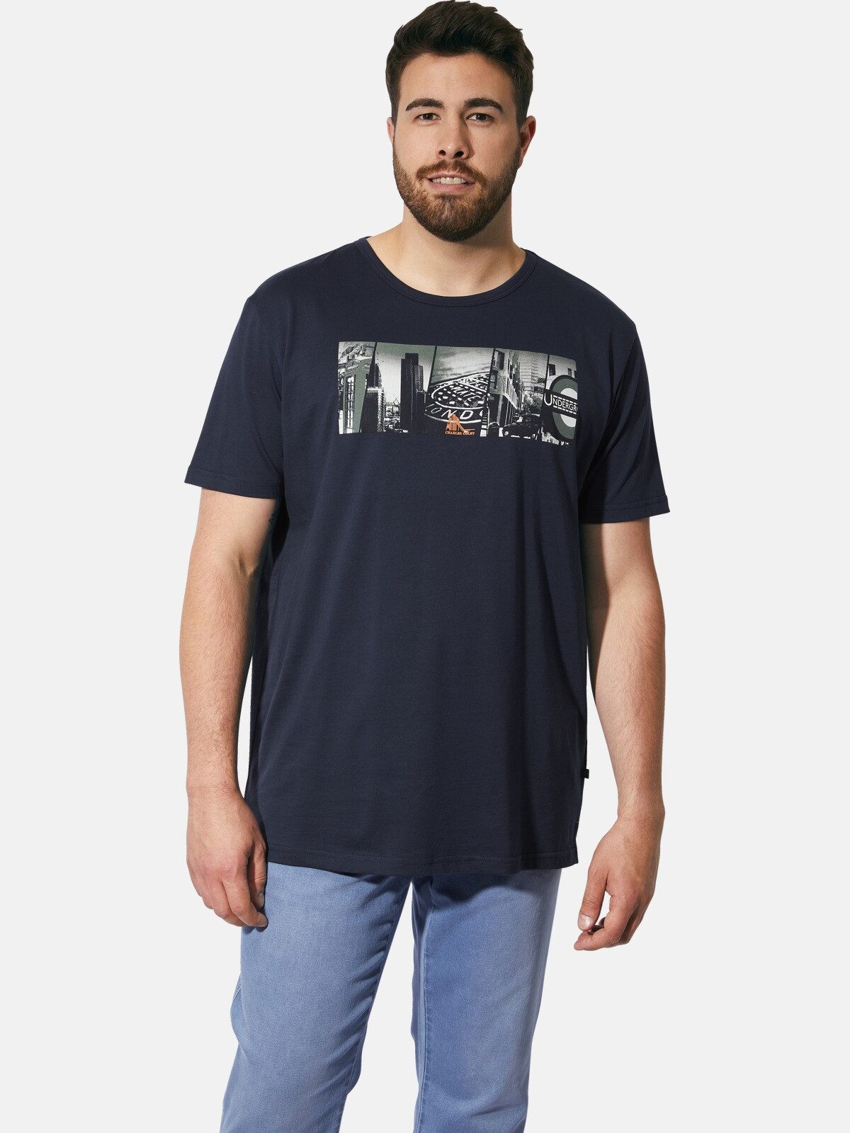 Charles Colby T-Shirt EARL BASELEY mit London-Aufdruck