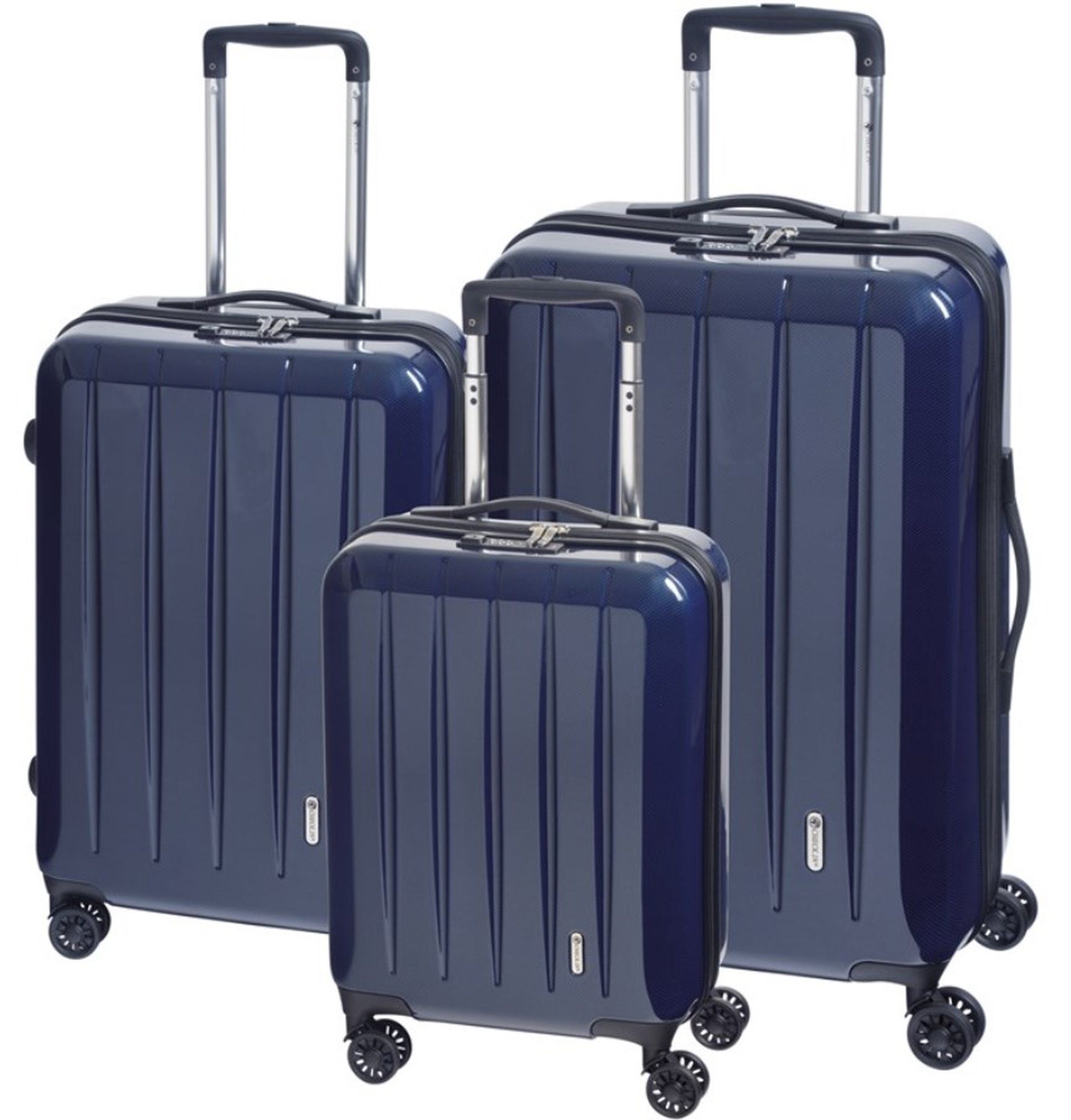 Trolleyset - Light - XL-Volumen - 4 Rollen - Dehnfalte, div. Farben