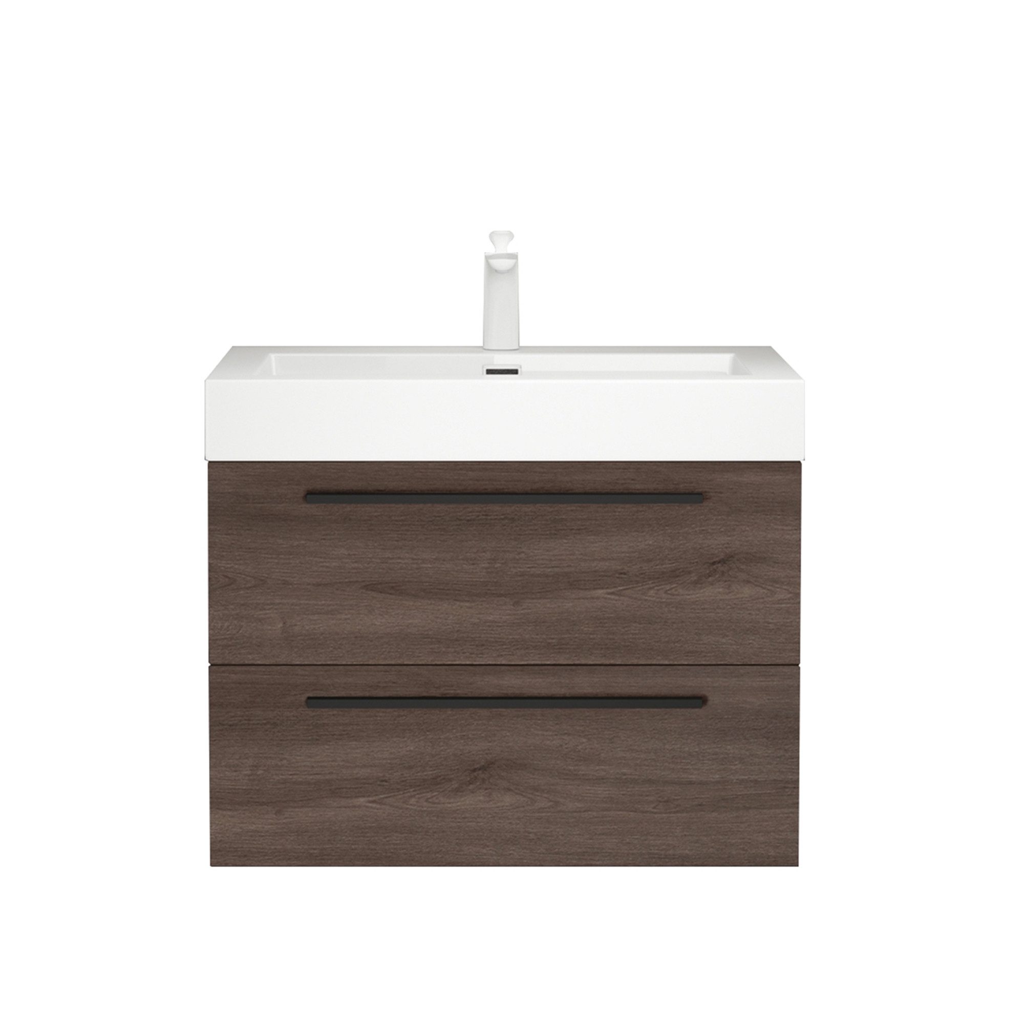 doporro Badezimmer-Set Badmöbel-Set Quadratto Waschbeckenunterschrank Wasch günstig online kaufen