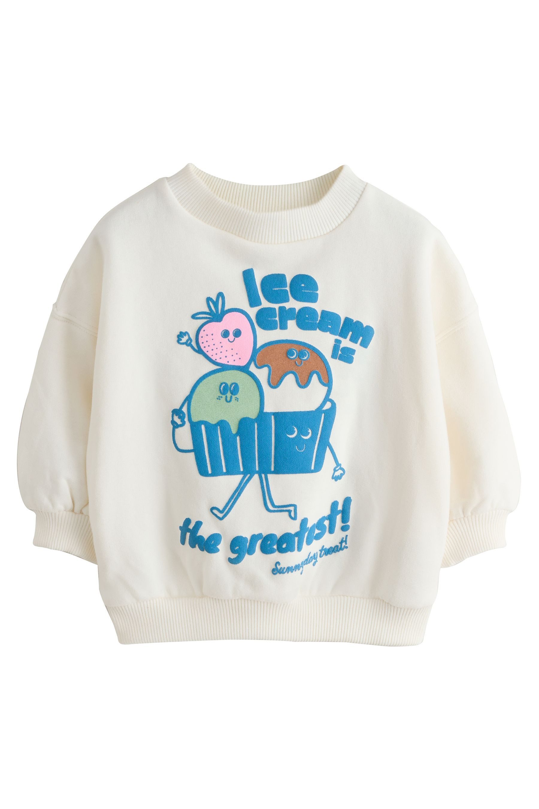 Next Sweater Sweatshirt mit Rundhalsausschnitt (1-tlg)