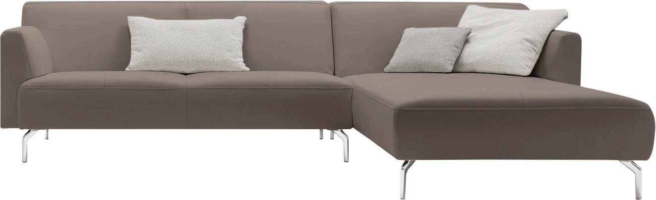 Optik, 317 in schwereloser Breite Ecksofa cm sofa hülsta minimalistischer, hs.446,