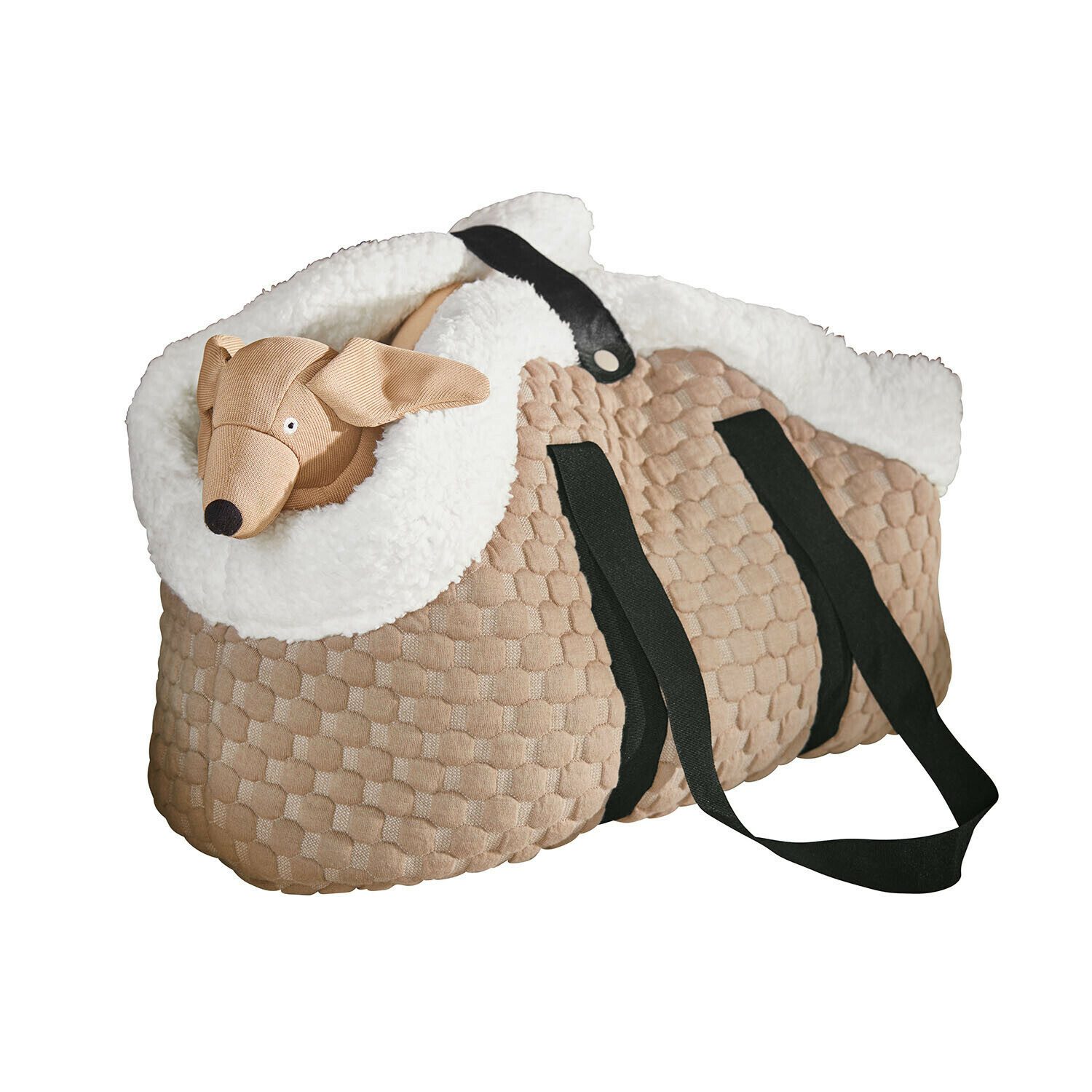 Tiertransporttasche Haustiertasche Brisette braun/creme