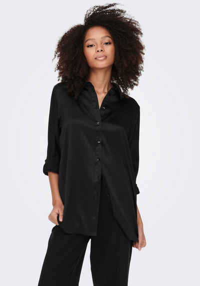 ONLY Satinbluse ONLVICTORIA LS LOOSE SATIN SHIRT NOOSWVN