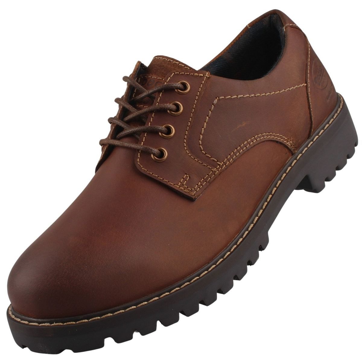 Dockers by Gerli 57IR001-402440 Schnürschuh Halbschuhe aus Leder mit robuster Profilsohle