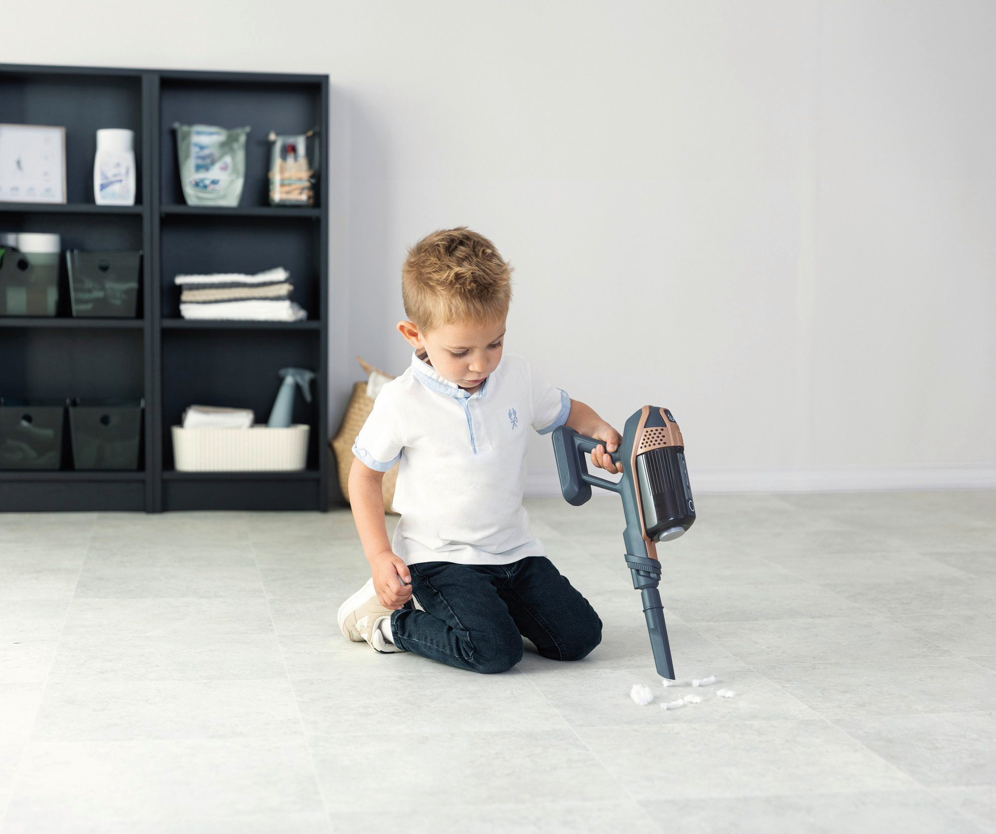 Smoby Kinder-Haushaltsset Spielwelt Haushalt Staubsauger Rowenta X Force Fl günstig online kaufen