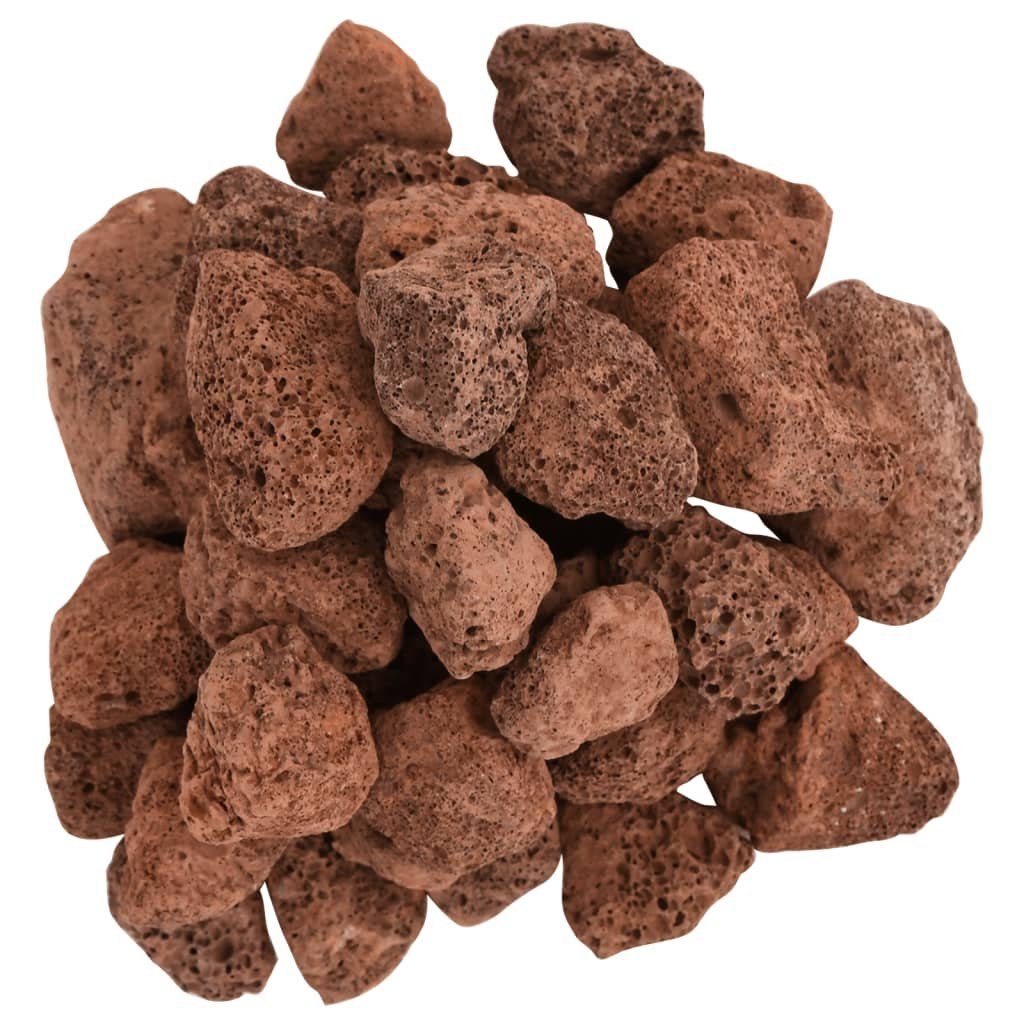 vidaXL Aquariendeko Lavagranulat 25 kg Rot 3-5 cm