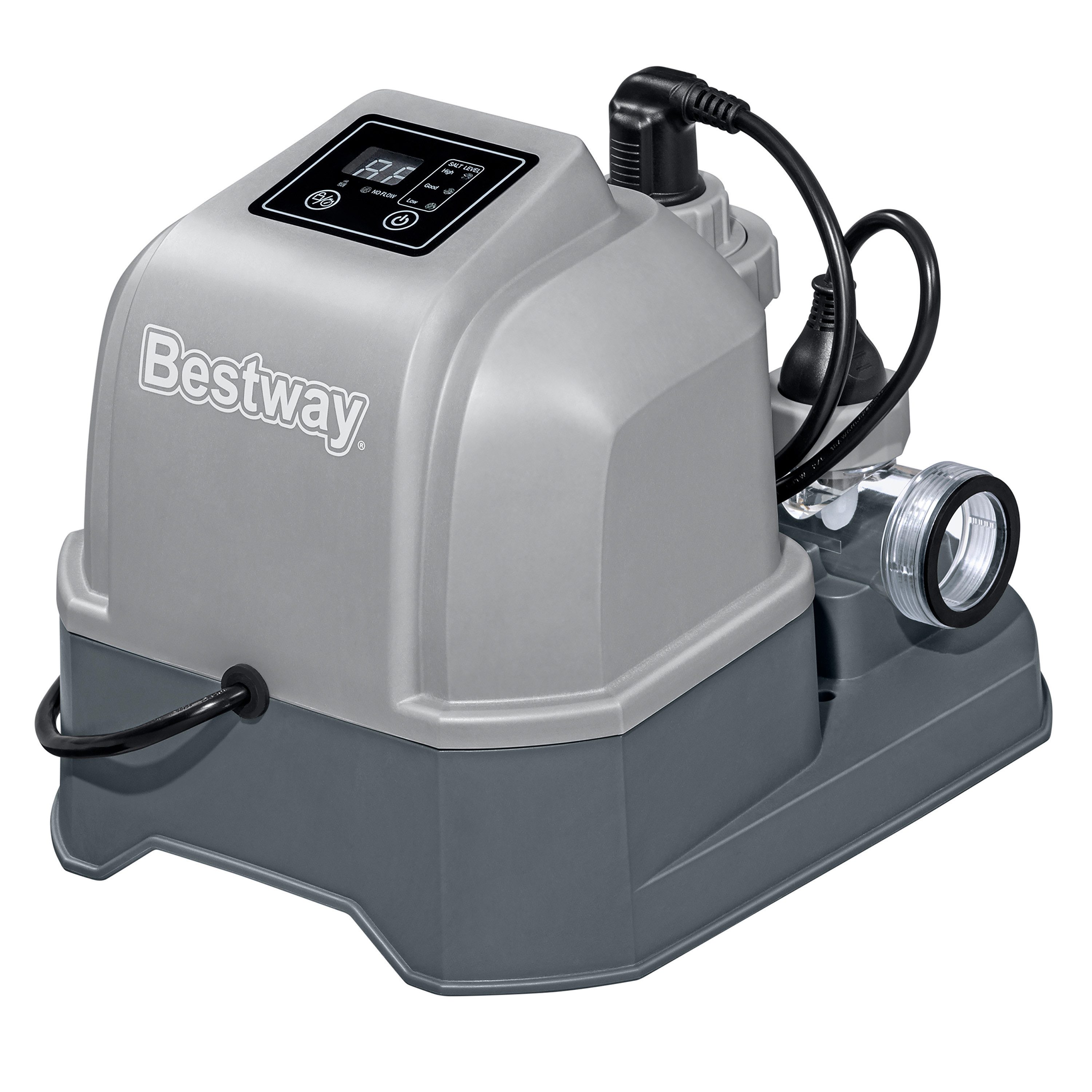 Bestway Salzwassersystem Hydrogenic™ 6 g/h, (Packung, 1-St., für Poolgrößen bis 26.498 l & Filtersysteme ab 1.249 l/h), Verwendung von Salz zur Erzeugung von Chlor