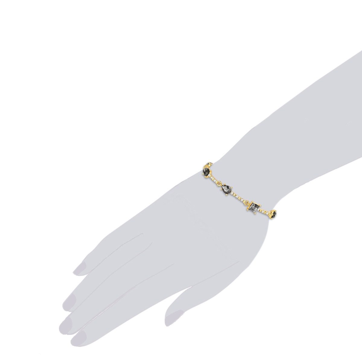 Lulu & Jane Gliederarmband AV117 (1-tlg), mit Glas