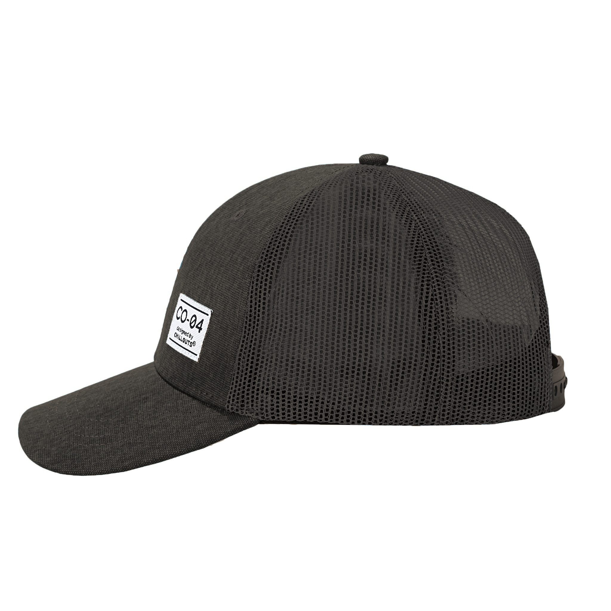 chillouts Baseball Cap Denver Hat mit luftdurchlässigem Netzrücken & stylischem Logo-Patch