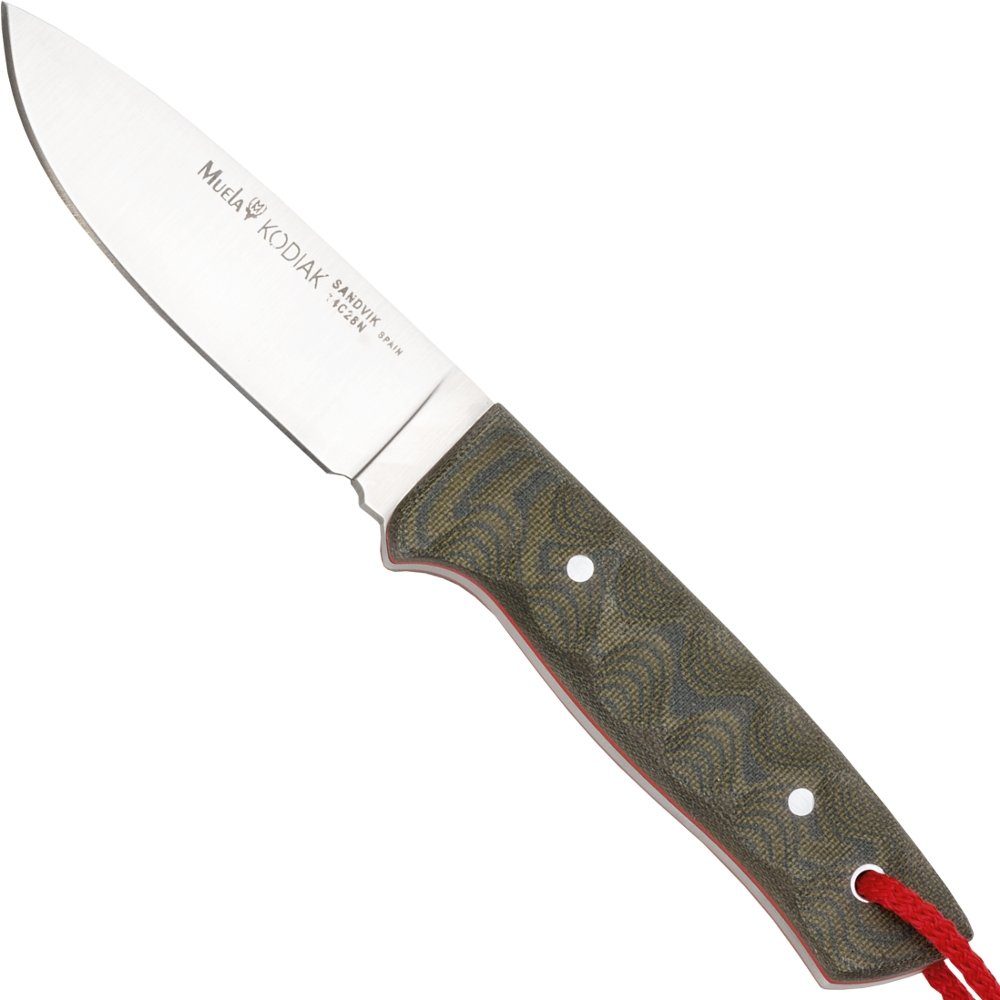 Muela Universalmesser Muela Kodiak Feststehendes Messer mit Micarta Griff und Gürtelscheide, (1 St)