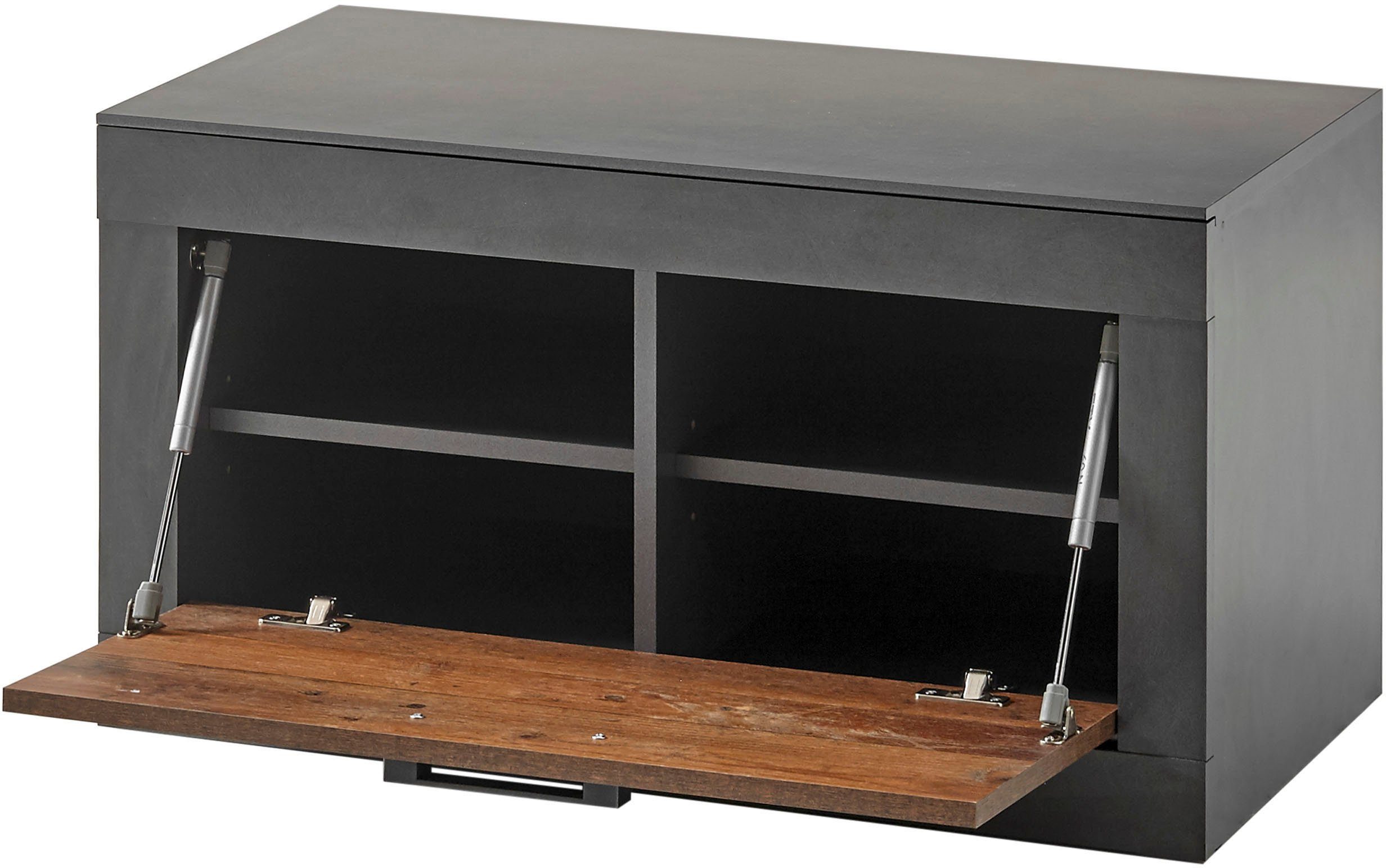 Home affaire Schuhbank Brooklyn, Garderobenbank mit Klappe, moderne Sitzban günstig online kaufen