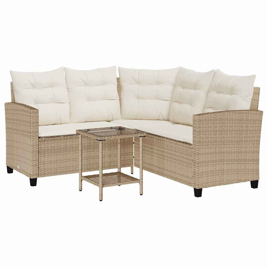vidaXL Loungesofa Gartensofa in L-Form mit günstig online kaufen