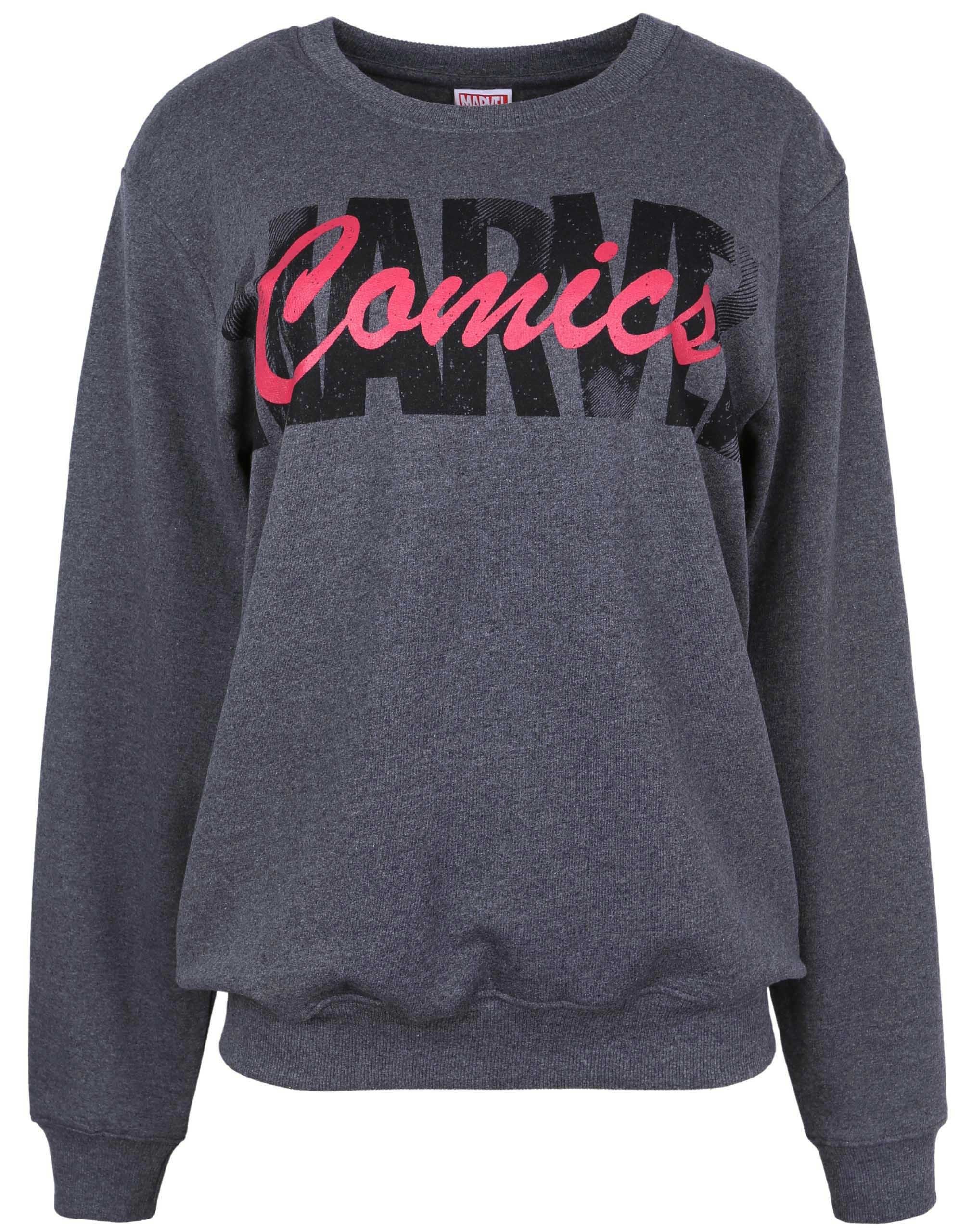 Sweatshirt Dunkelgraue Bluse für Herren MARVEL M