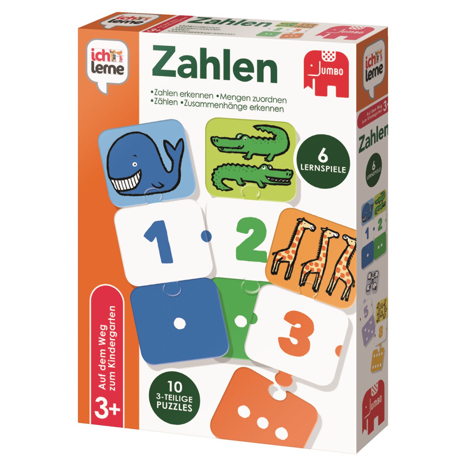 Jumbo Spiele Spiel Jumbo 19547 ich lerne Zahlen, Lernspielzeug, Jumbo 19547 ich lerne Zahlen, Lernspielzeug, Made in Europe